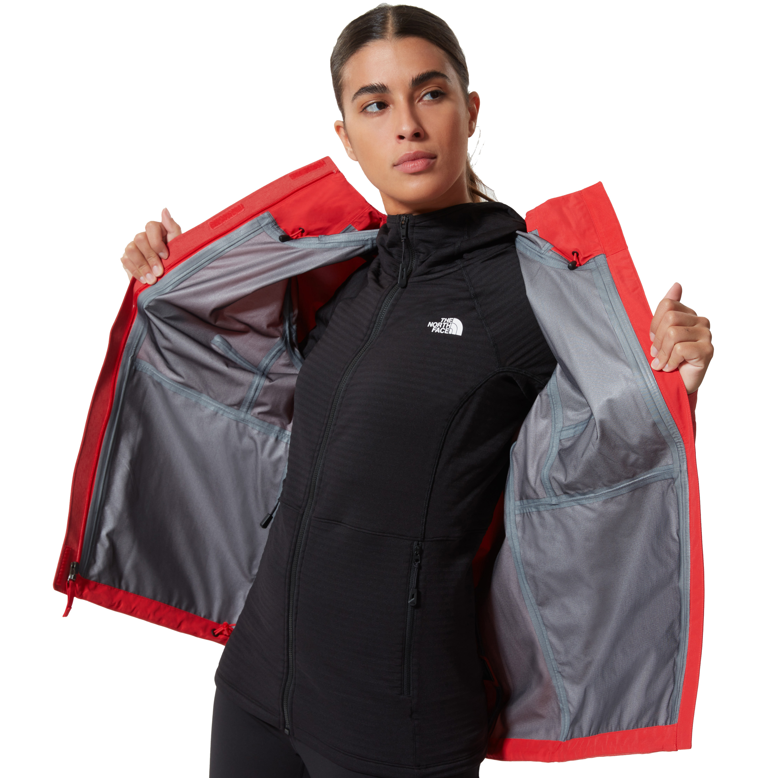 The North Face Dryzzle Futurelight Jacket W Horizon Red Heather