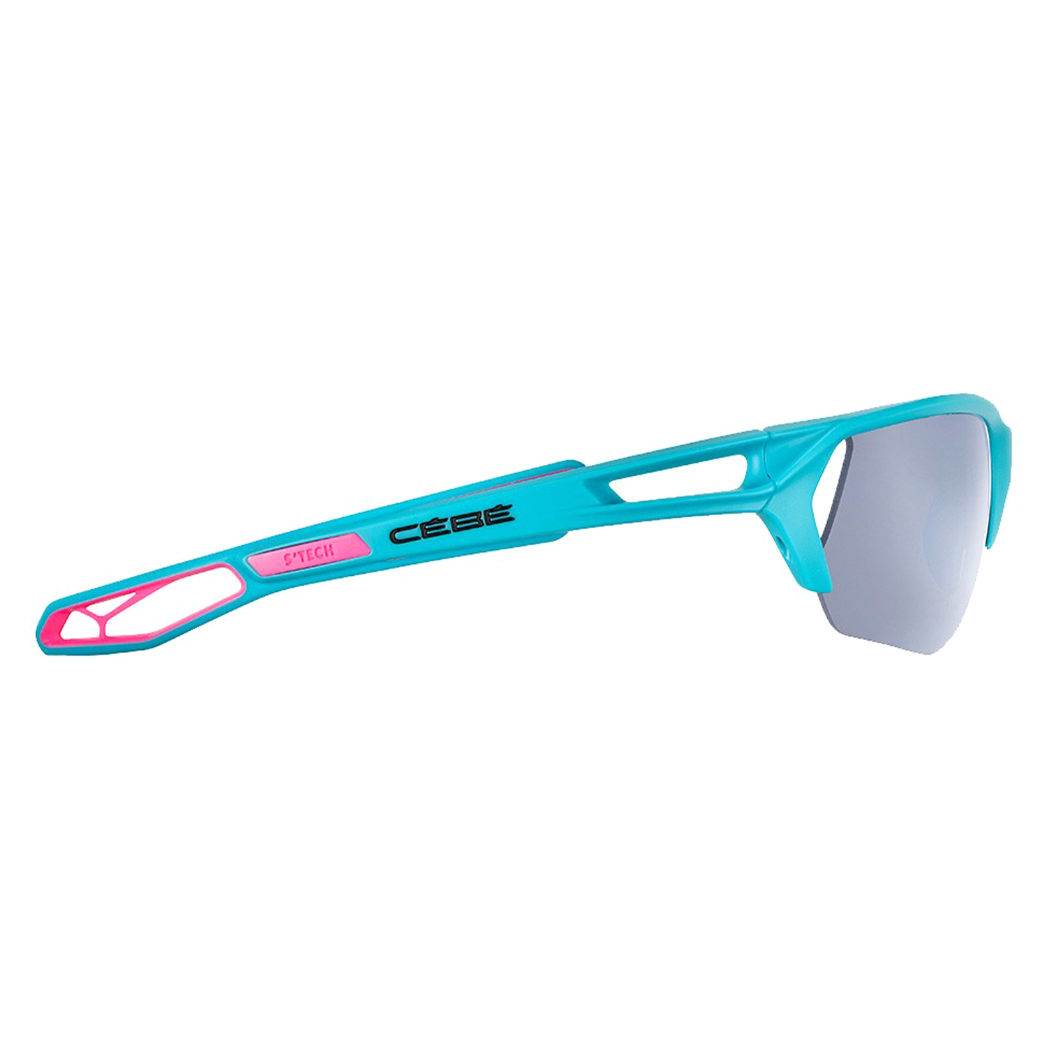 Очки солнцезащитные CEBE Strack Ultimate L Blue/Black/Pink-Zone Grey/Silver