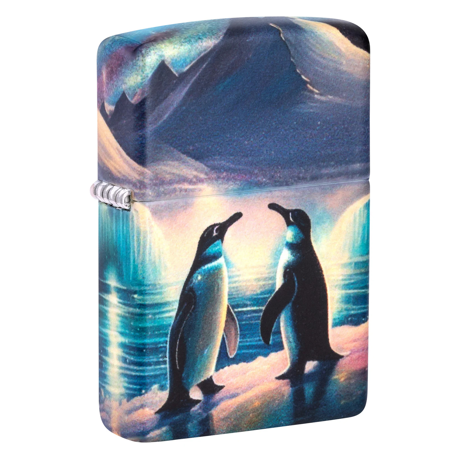 Зажигалка Zippo Penguin Glow In The Dark Green