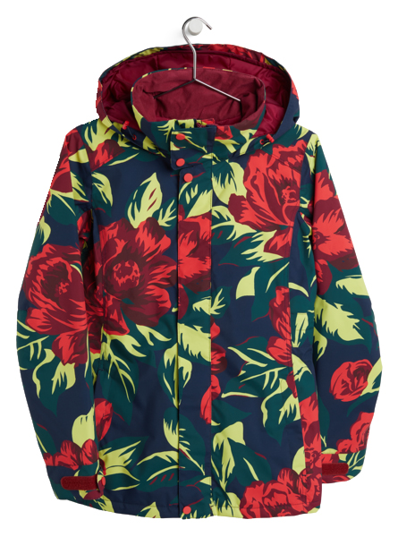 Куртка сноубордическая BURTON 2020-21 Jet Set Hibiscus Pink Oversized Floral