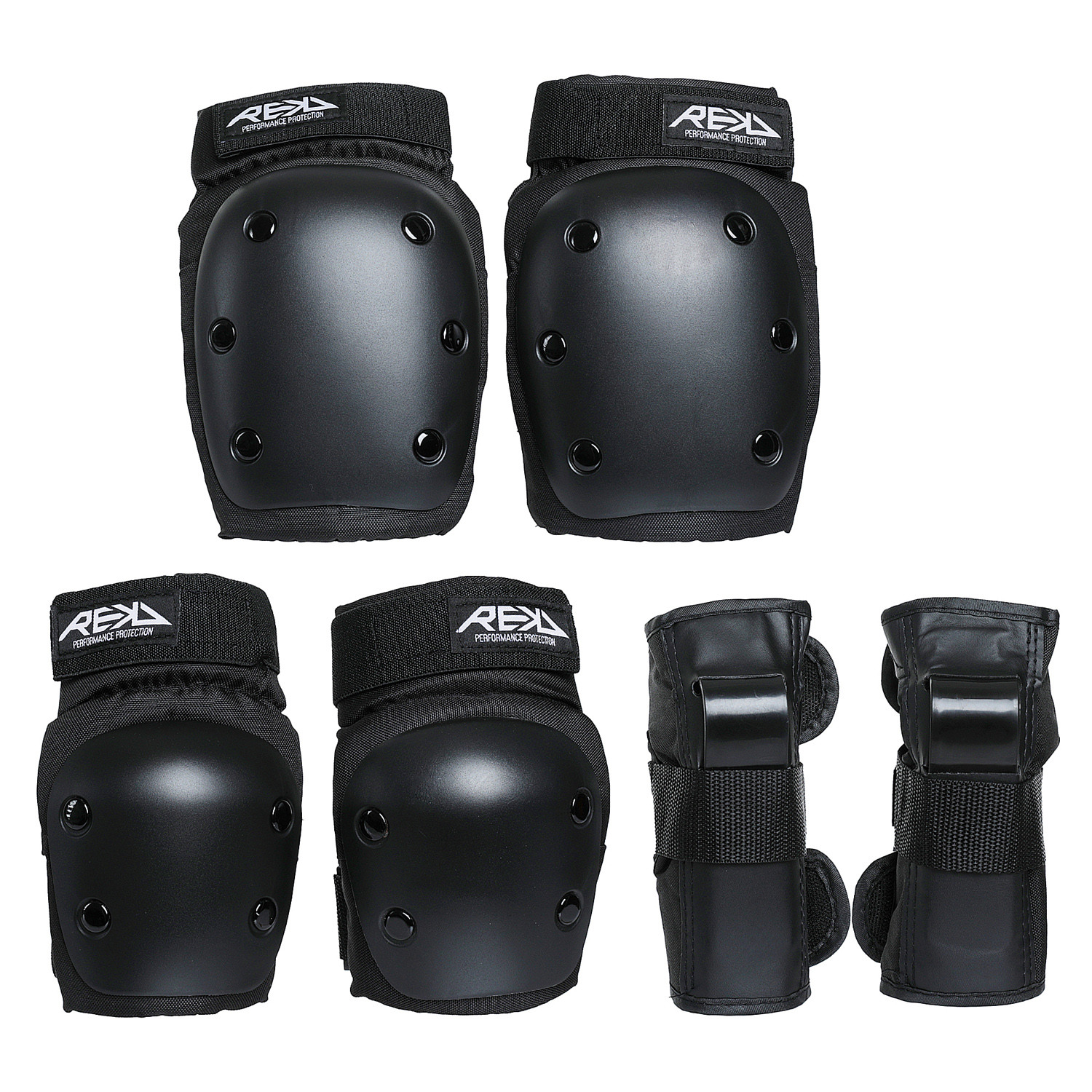 Защита для роликов (3 элемента) REKD Junior Heavy Duty Triple Pad Set Black