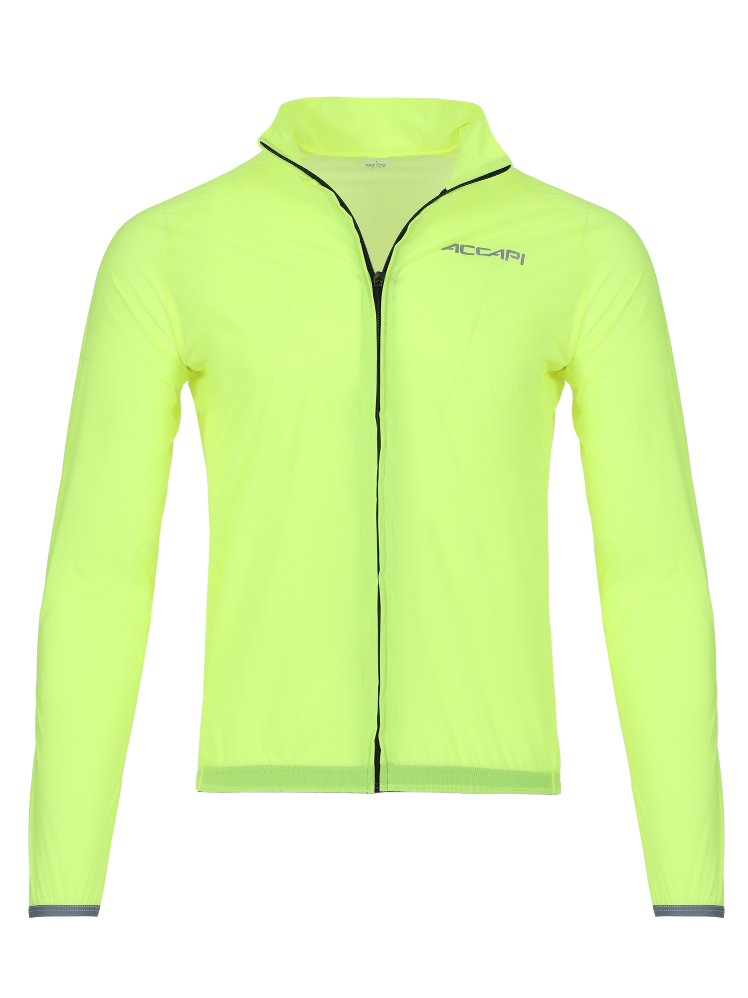 Велокуртка Accapi Wind/Waterproof Jacket Full Zip M Yellow Fluo