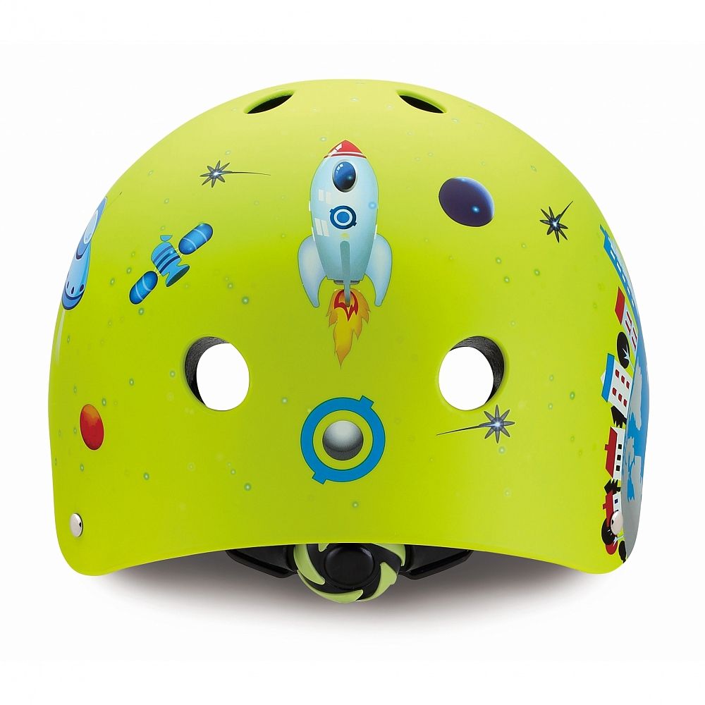 Велошлем Globber Printed Helmet Junior зеленый