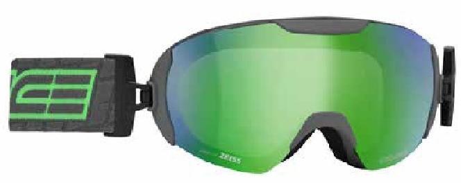 Очки горнолыжные Salice 604DARWF CHARCOAL-GREEN RADIUM