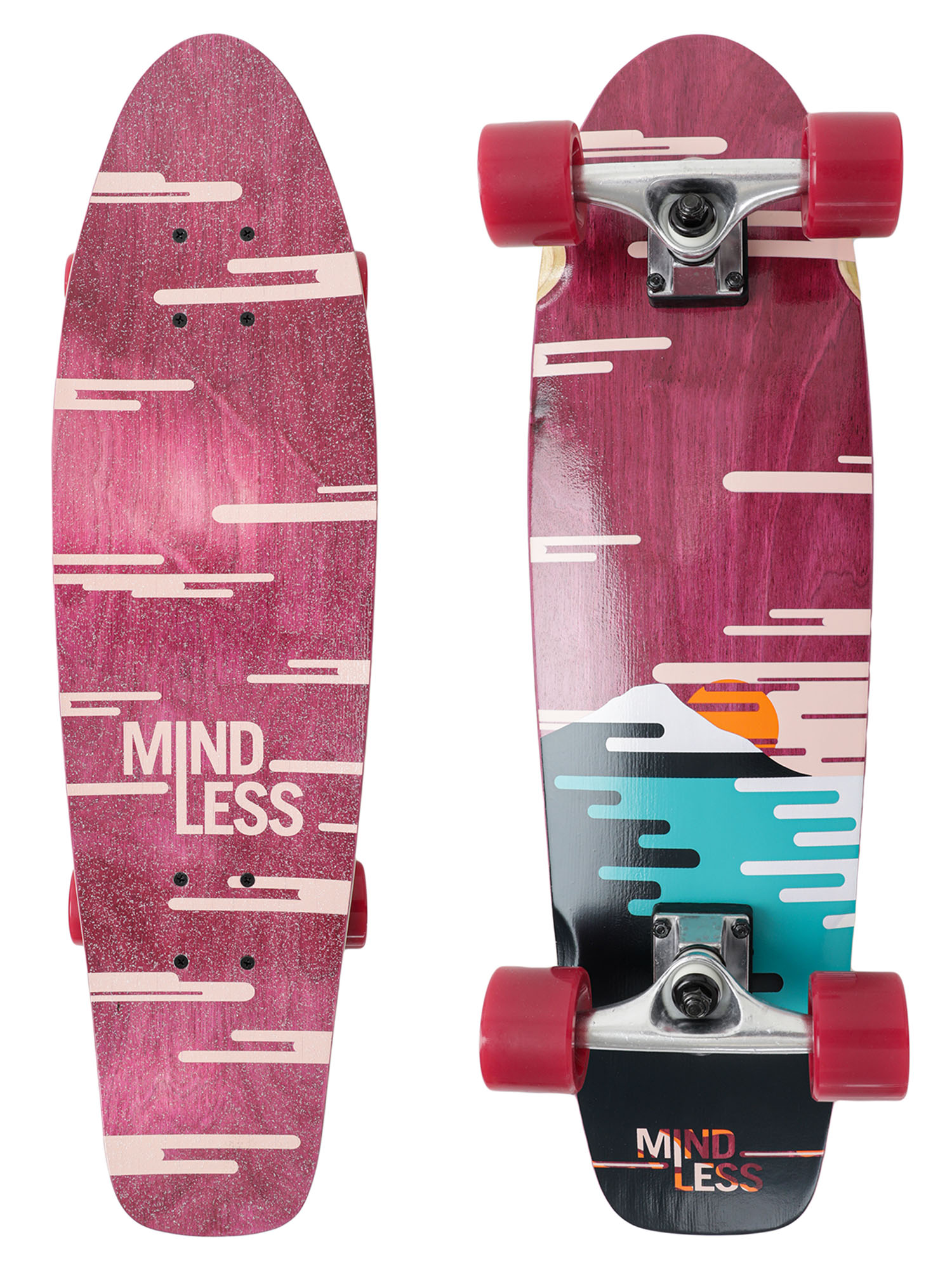 Лонгборд Mindless Sunset Cruiser Burgundy