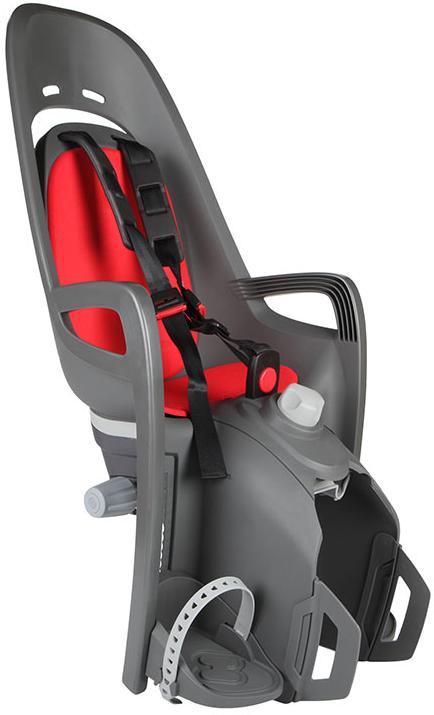 Детское велокресло Hamax Zenith Relax With Carrier Adapter Grey/Red