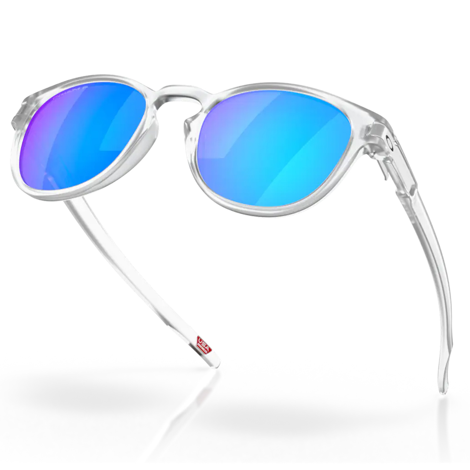 Очки солнцезащитные Oakley Latch Matte Clear/Prizm Sapphire Iridium Polarized