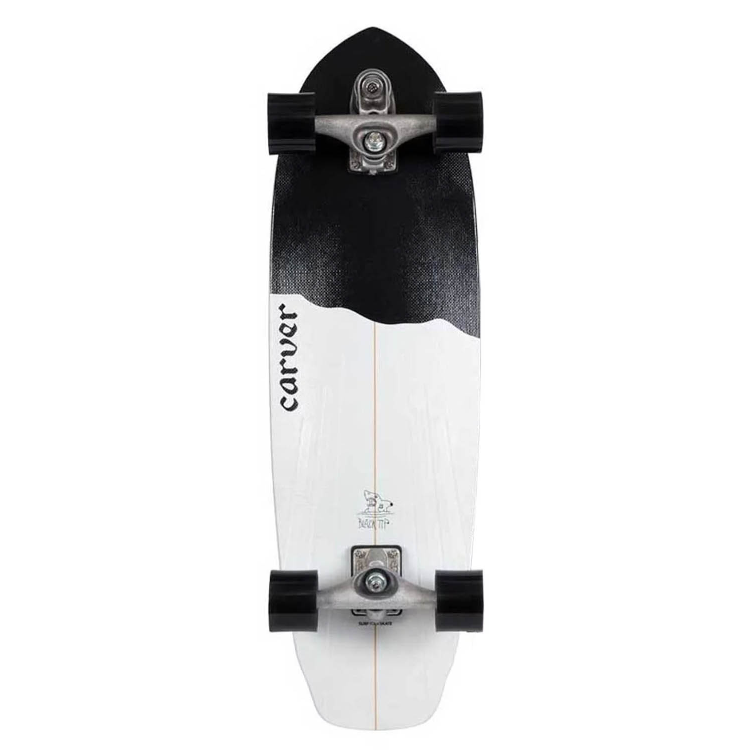 Лонгборд Carver C7 Black Tip Surfskate Complete V0 32,5&quot; Raw