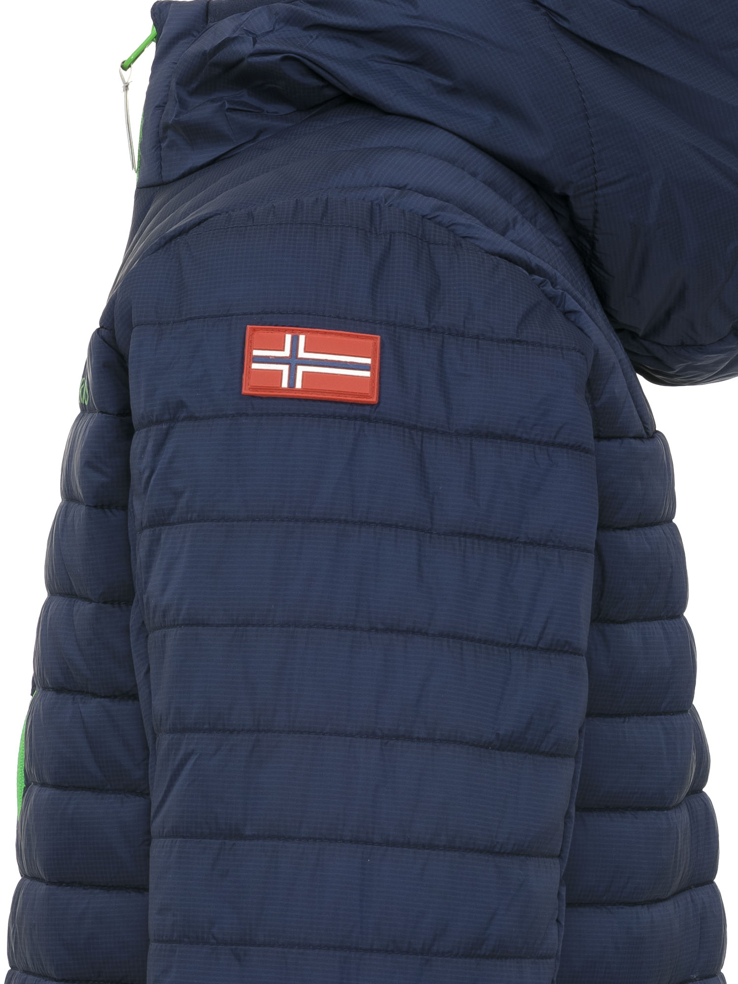 Куртка детская Trollkids Eikefjord Navy/Bright Green