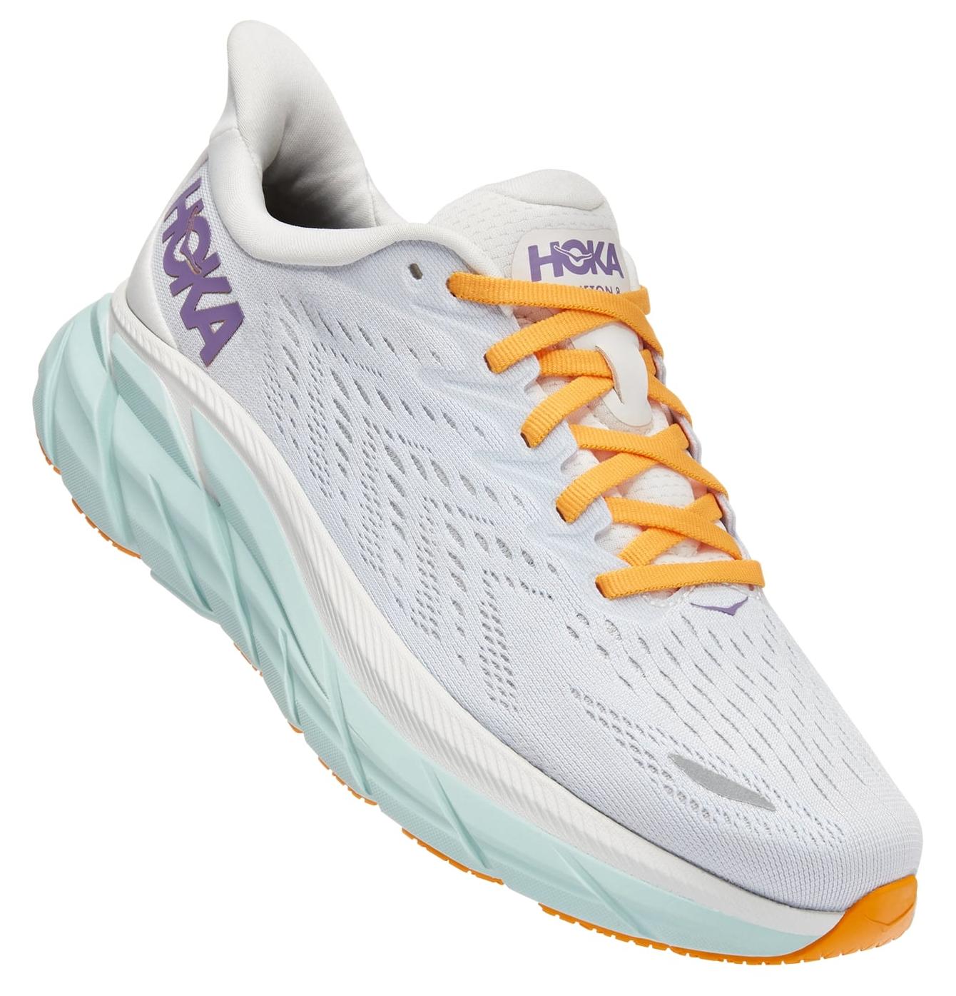 white hoka clifton 8