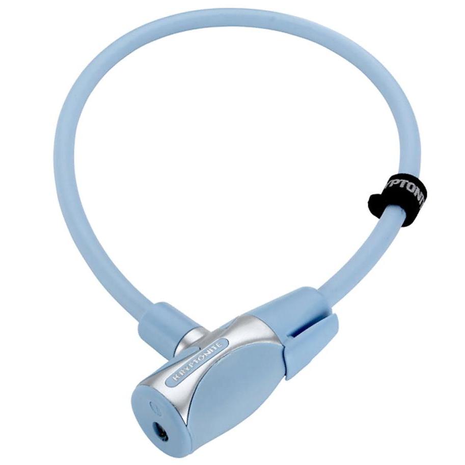 Замок велосипедный Kryptonite KryptoFlex 1265 Key Cable Light Blue