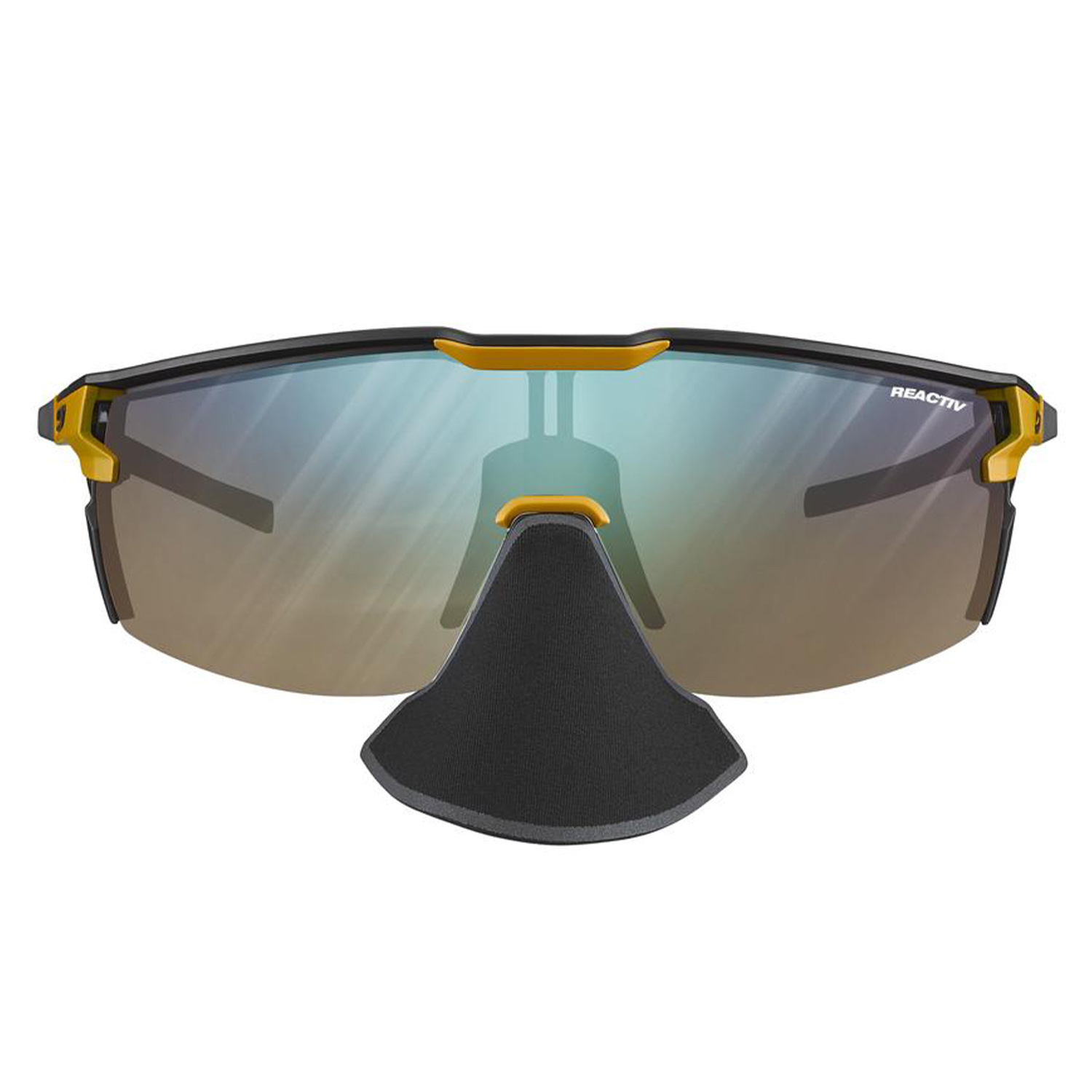 Очки солнцезащитные Julbo Ultimate Cover Yellow/Black/Reactiv S2-4/Yellow/Brown/Blue Flash