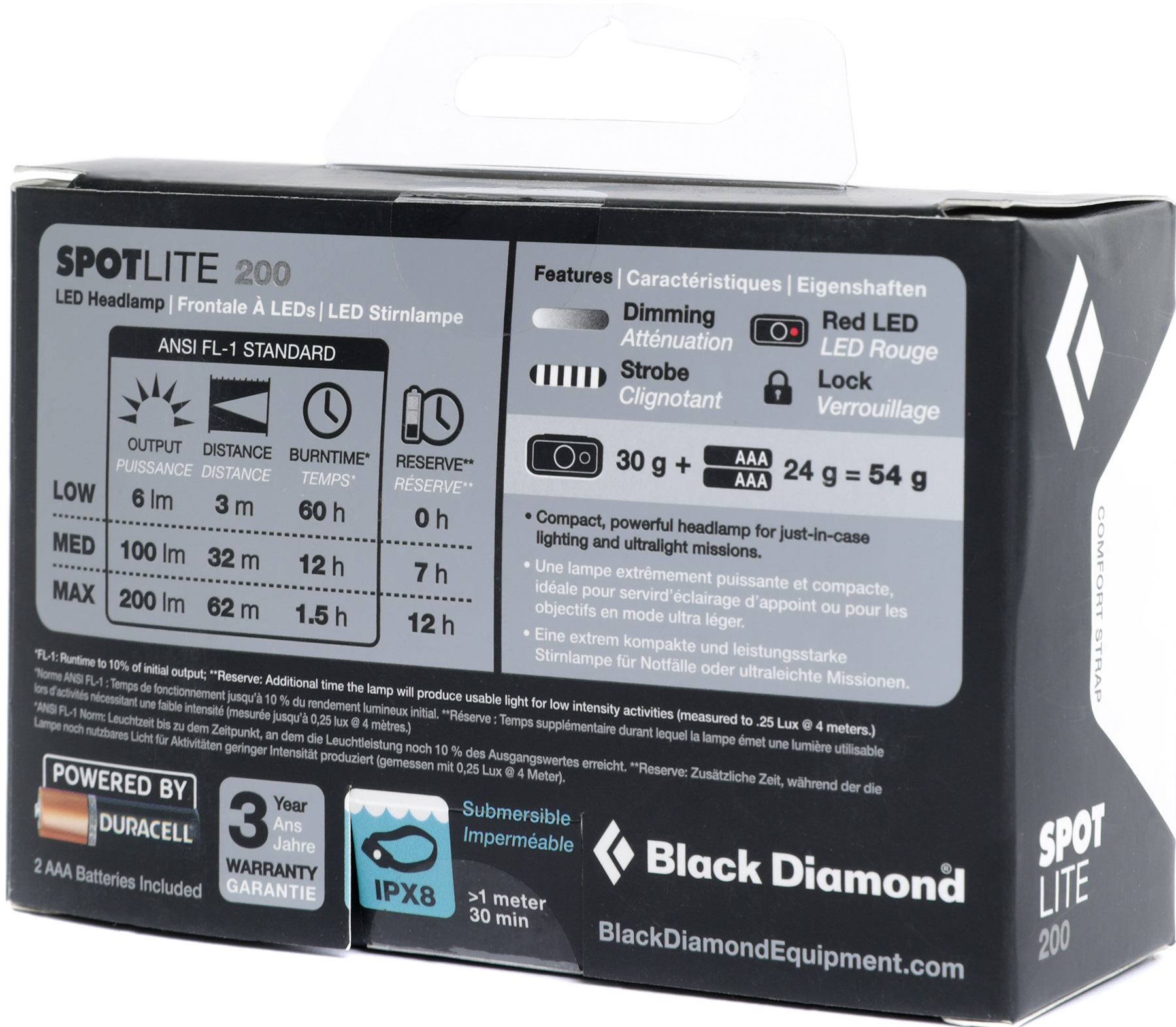 black diamond spotlite 200