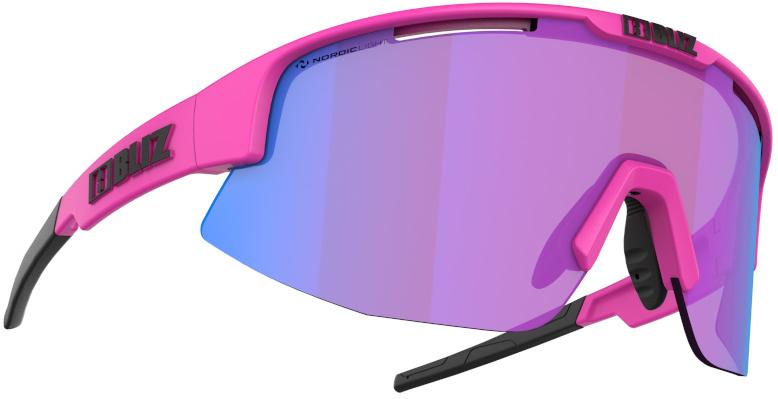 Очки солнцезащитные BLIZ 2022-23 Matrix Nano Optics S2 Neon Pink Nordic Light