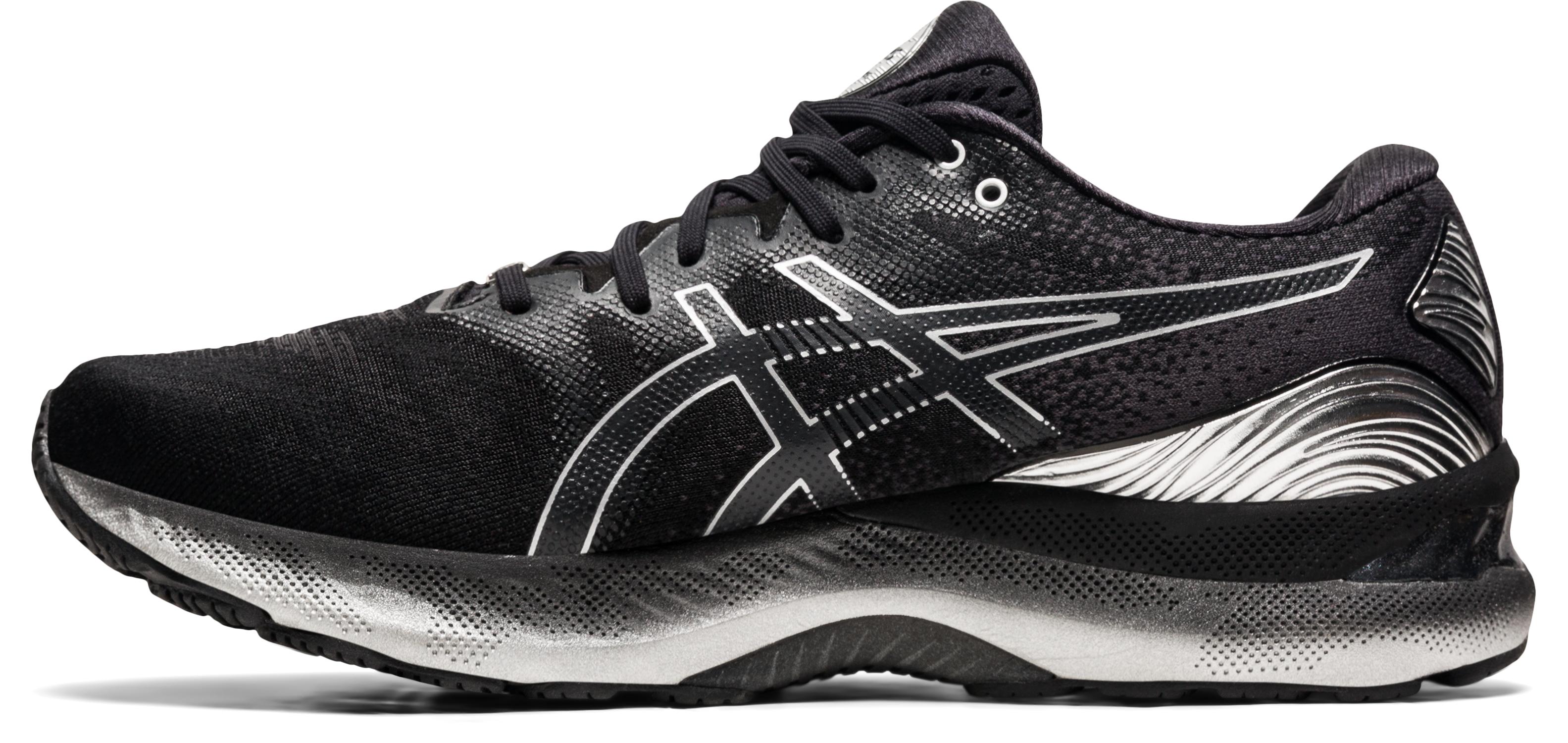 asics gel nimbus 23 black pure silver