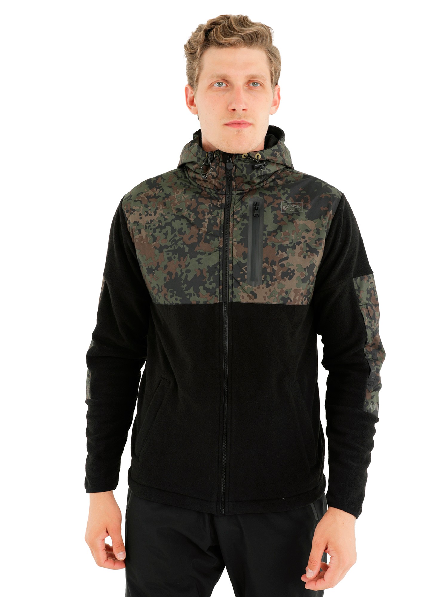 billabong camo fleece