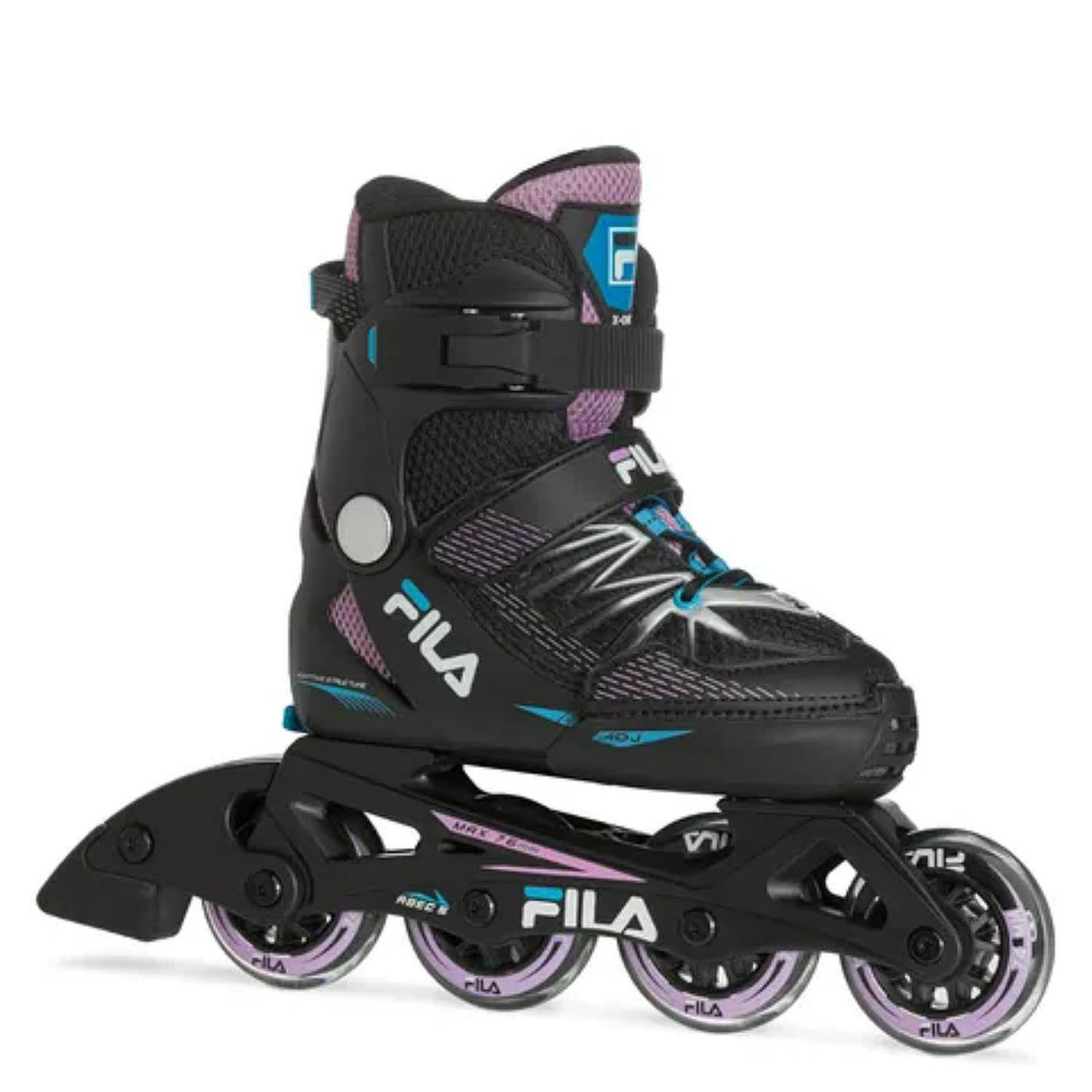 Роликовые коньки Fila X-One Black/Pink/Lightblue