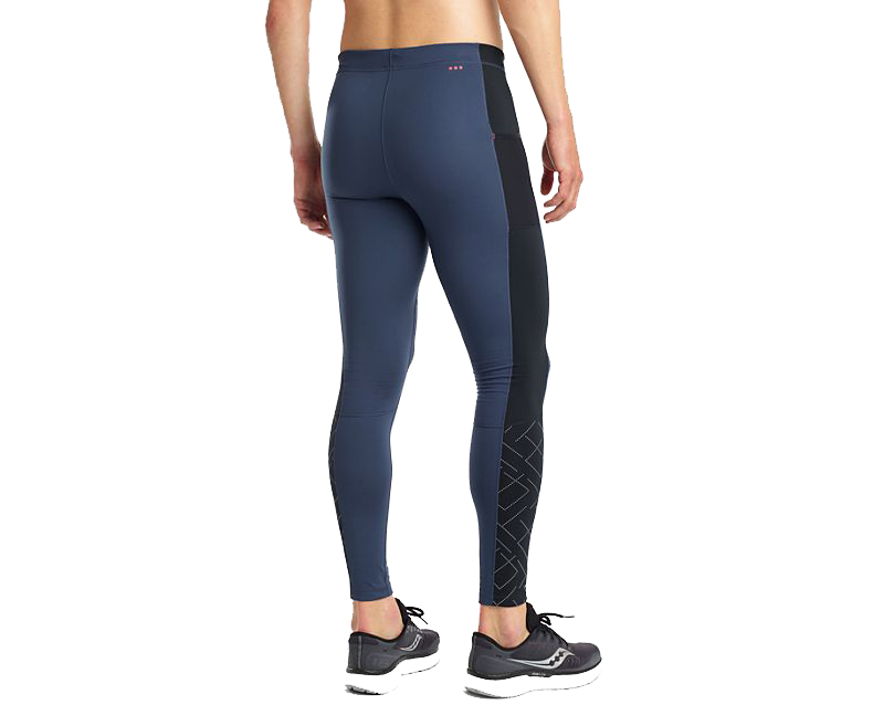 Тайтсы беговые Saucony 2020-21 Solstice Tight Mood Indigo/Black