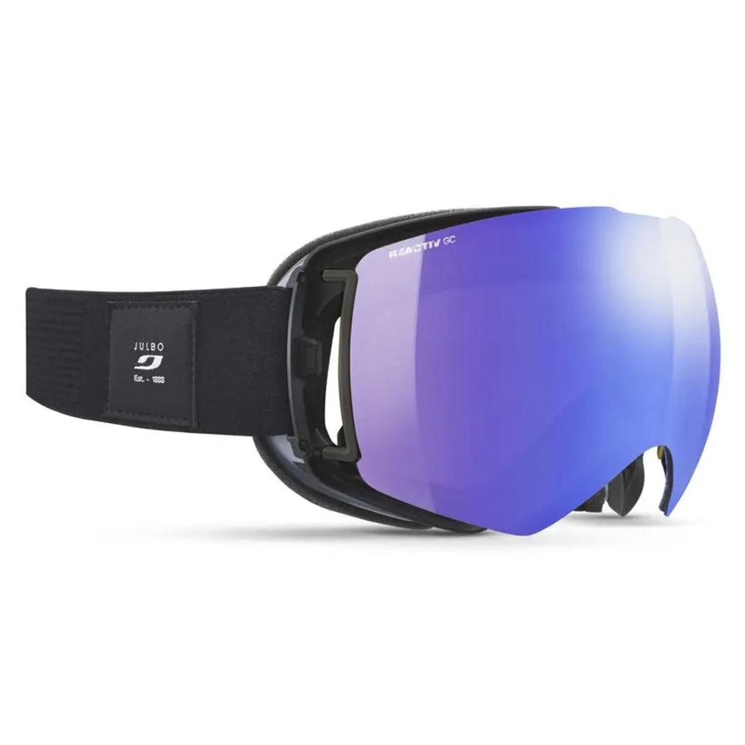 Маска горнолыжная Julbo Lightyear Black-Grey/Reactiv 1-3 Glare Control Flash Blue