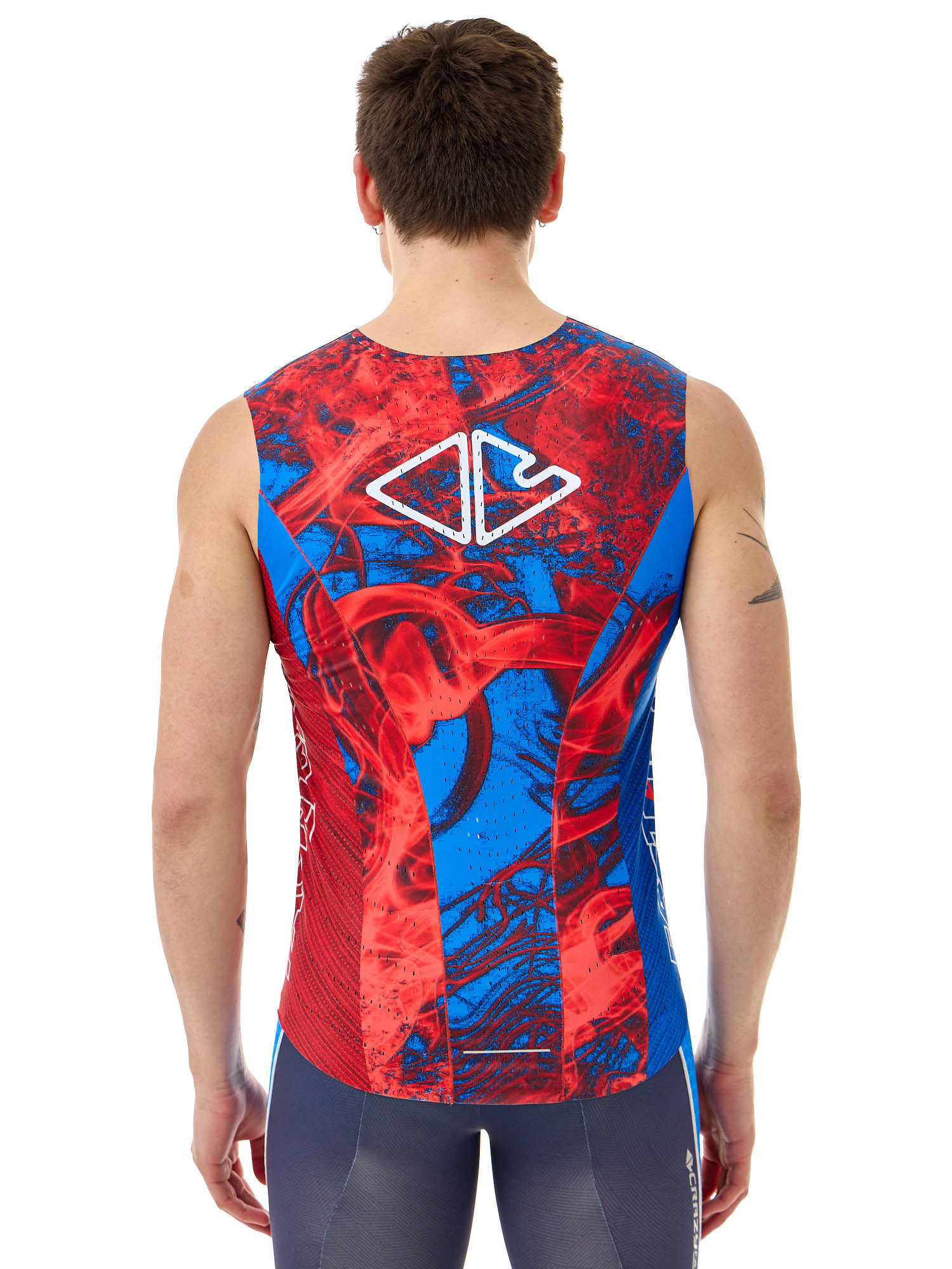 Майка беговая Crazy Idea Singlet Thunder Fire