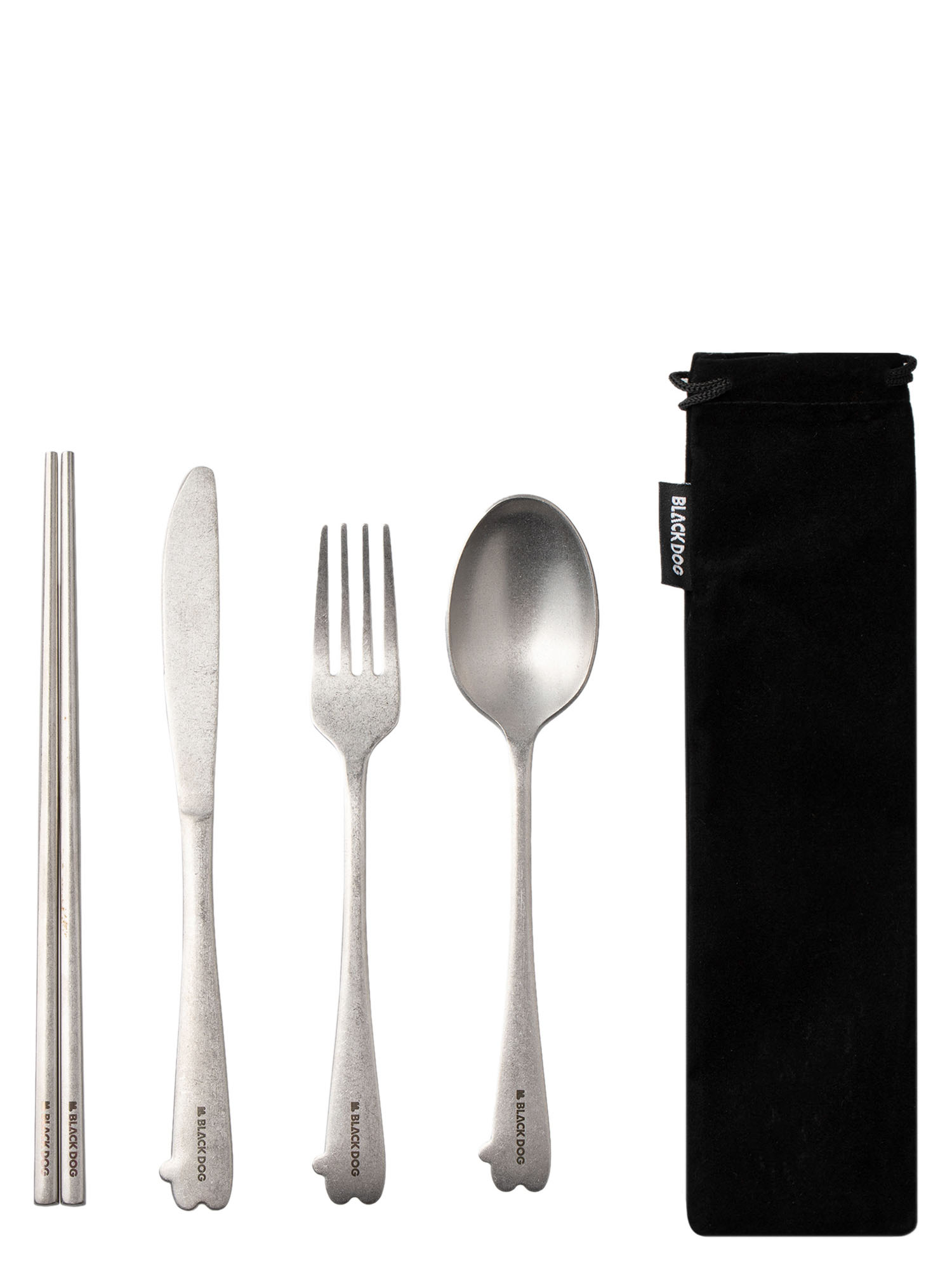 Столовые приборы BlackDog Stainless Steel Tableware Set Silver