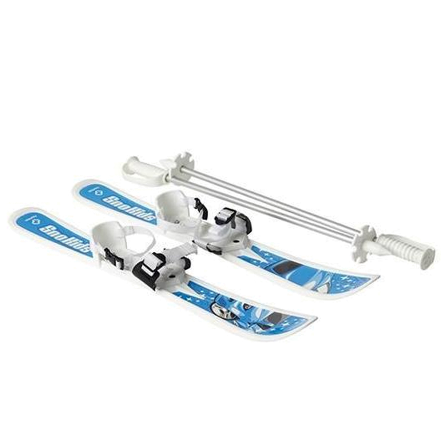 Детские лыжи Hamax Sno Kids Children's Skis With Poles Blue Car Design