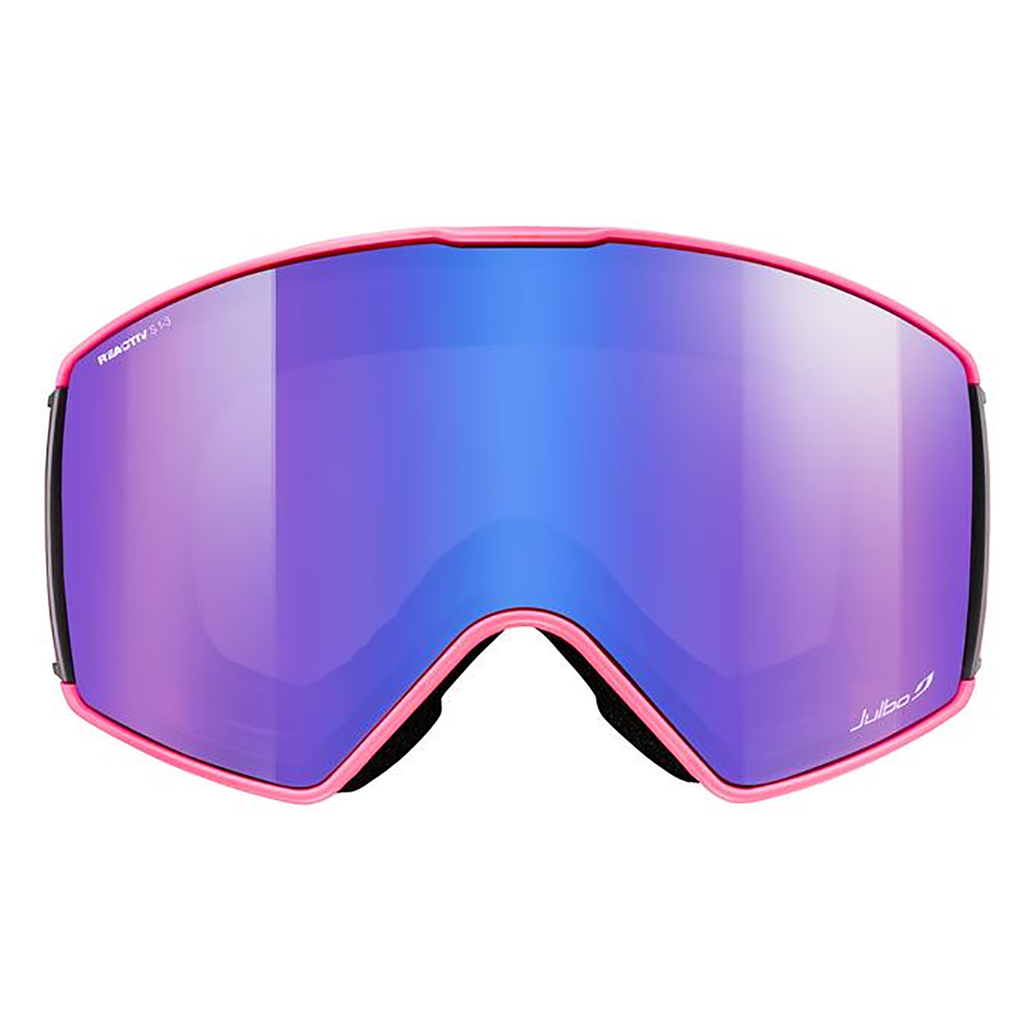 Маска горнолыжная Julbo Launcher Reactiv S1-3 Pink/Black/Blue Flash