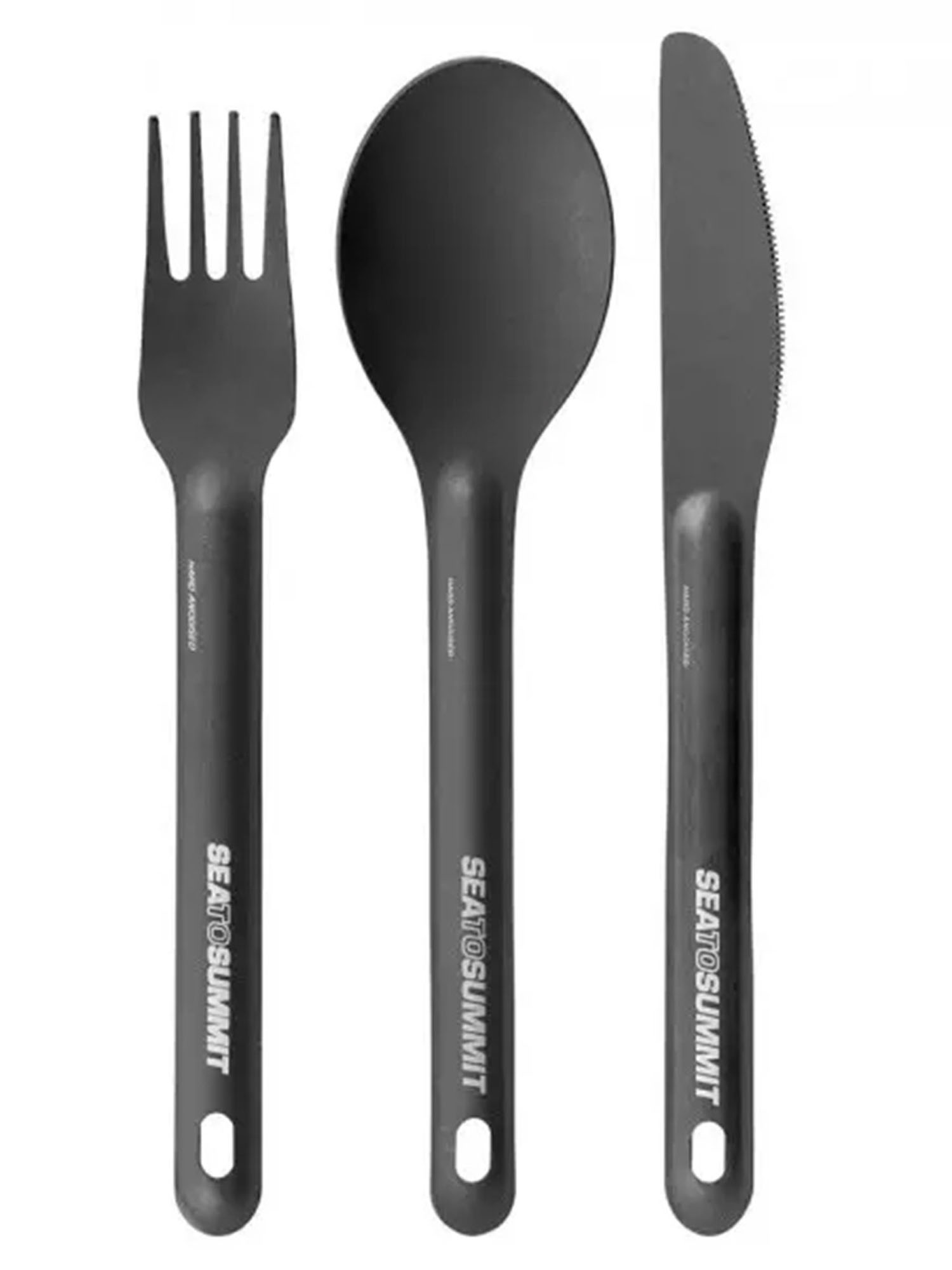 Столовые приборы Sea To Summit AlphaLight Cutlery Set 3pc Knife/Fork and Spoon Grey Anodised