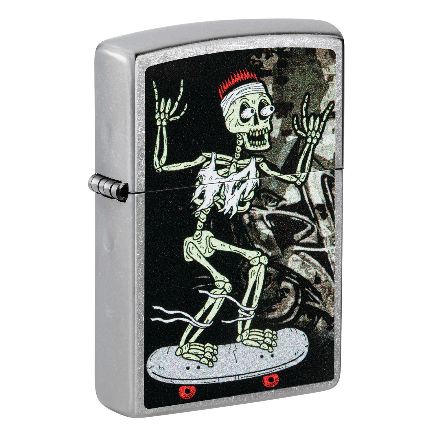 Зажигалка Zippo Skateboard Design Street Chrome