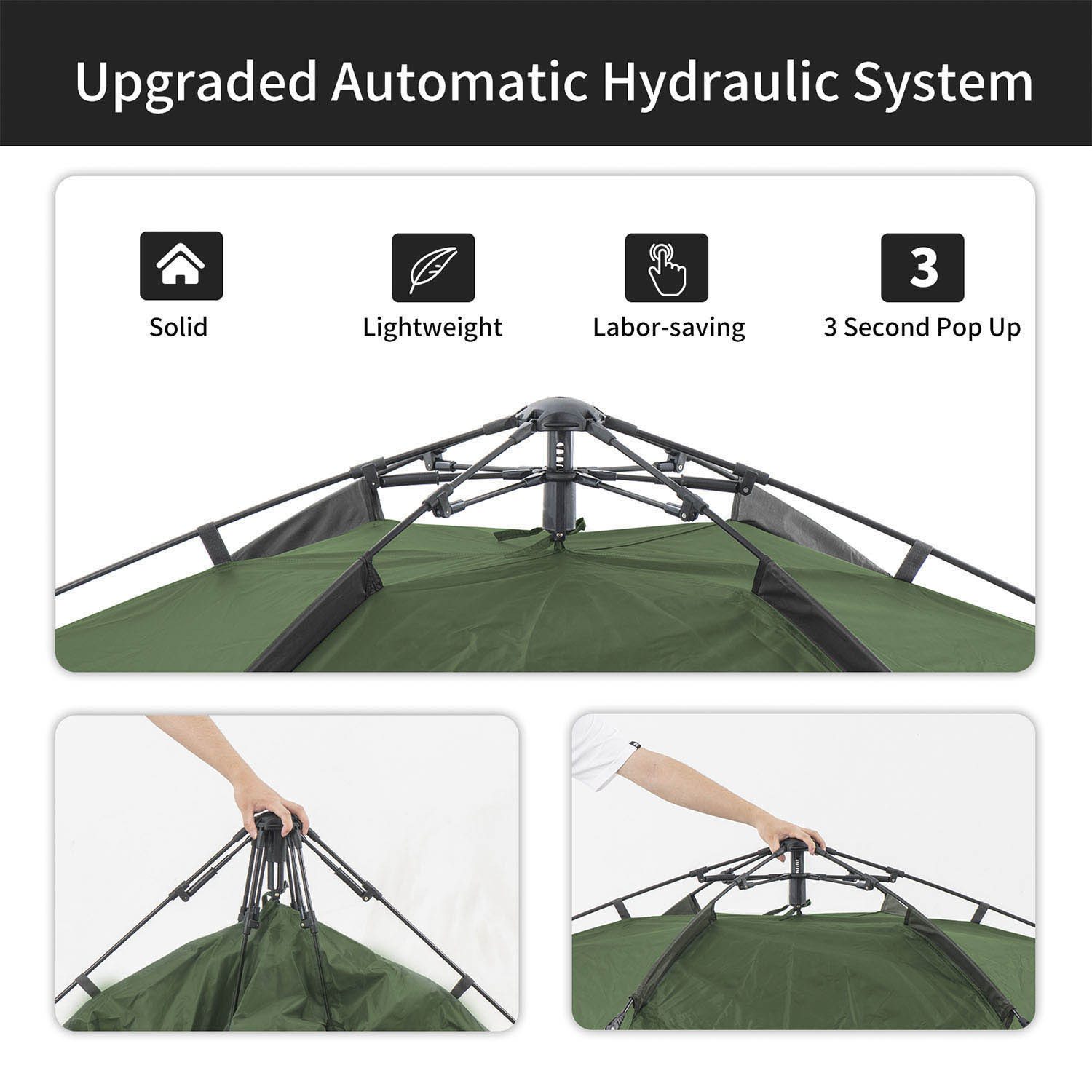 Automatic hydraulic tent best sale