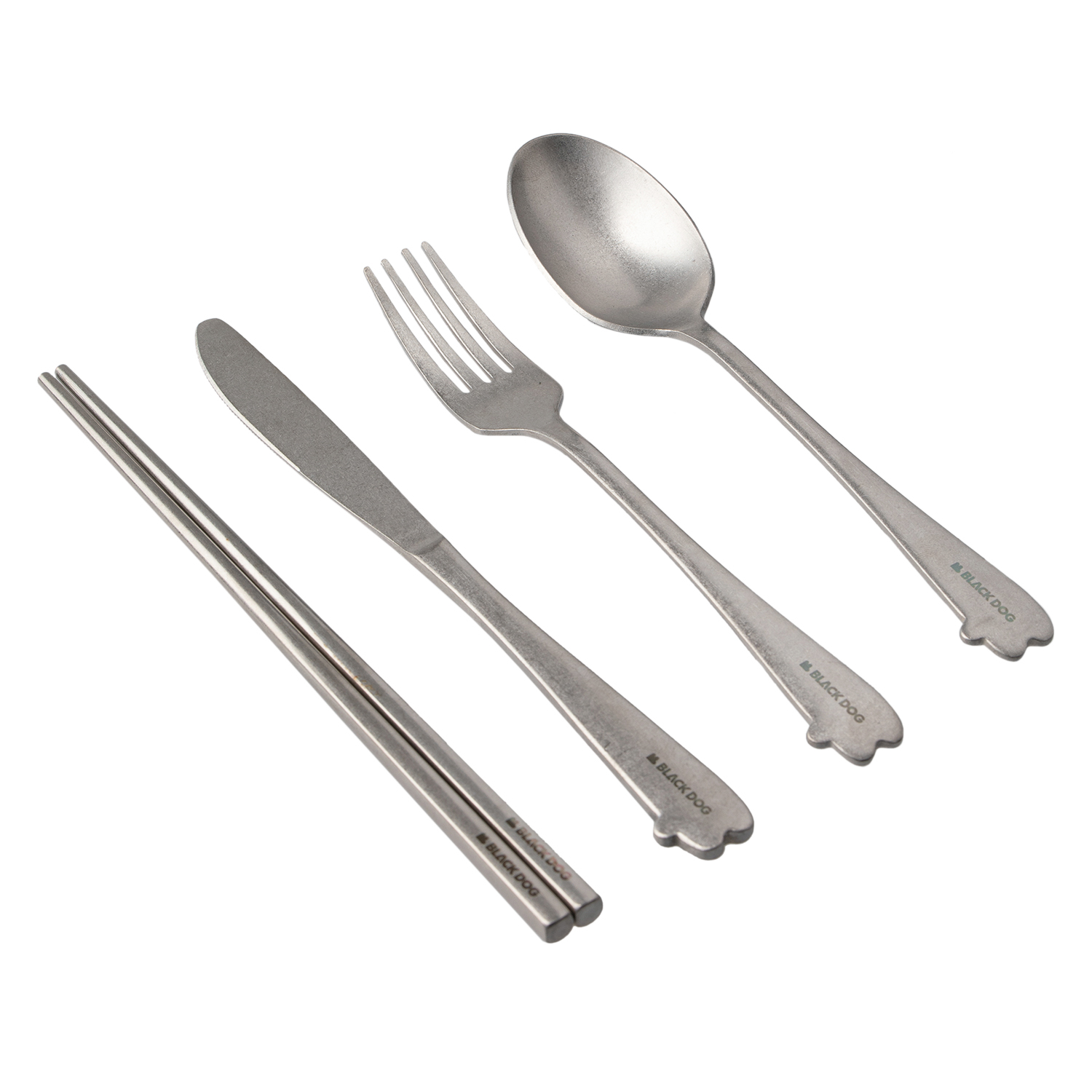 Столовые приборы BlackDog Stainless Steel Tableware Set Silver