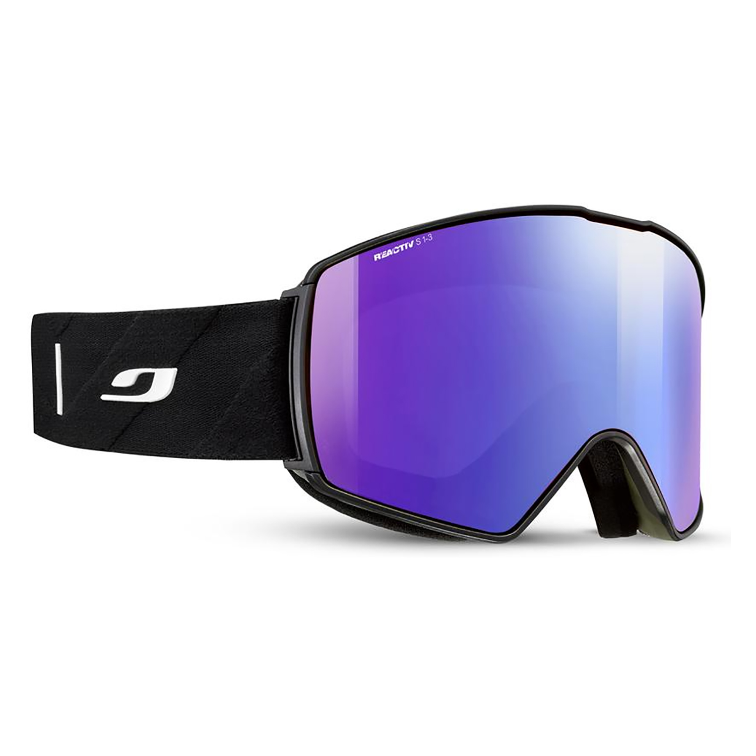 Маска горнолыжная Julbo Launcher Reactiv S1-3 Black/Blue Flash