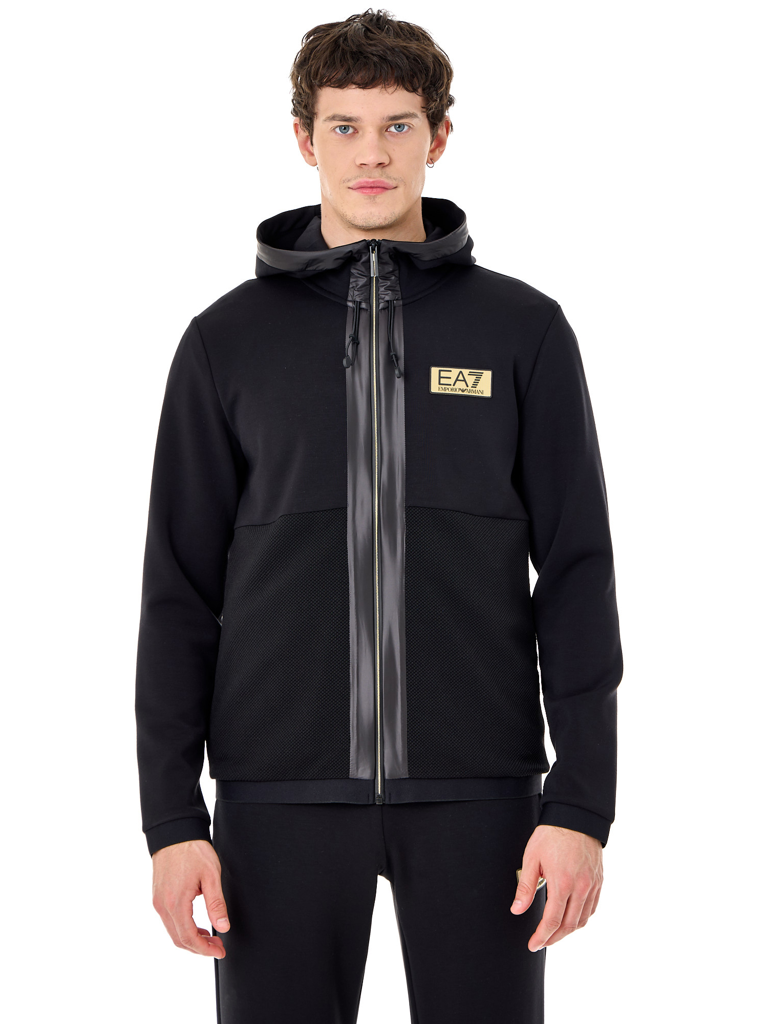 EA7 Emporio Armani Gold Label FZ Mopl Black