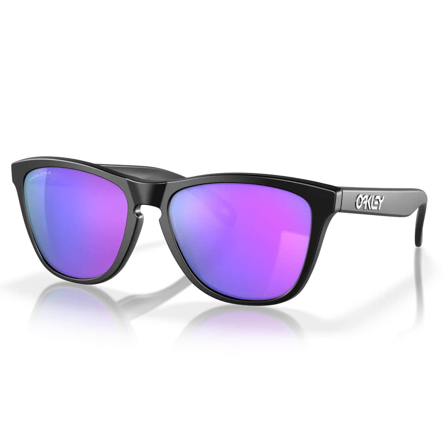 Очки солнцезащитные Oakley Frogskins Matte Black/Prizm Violet