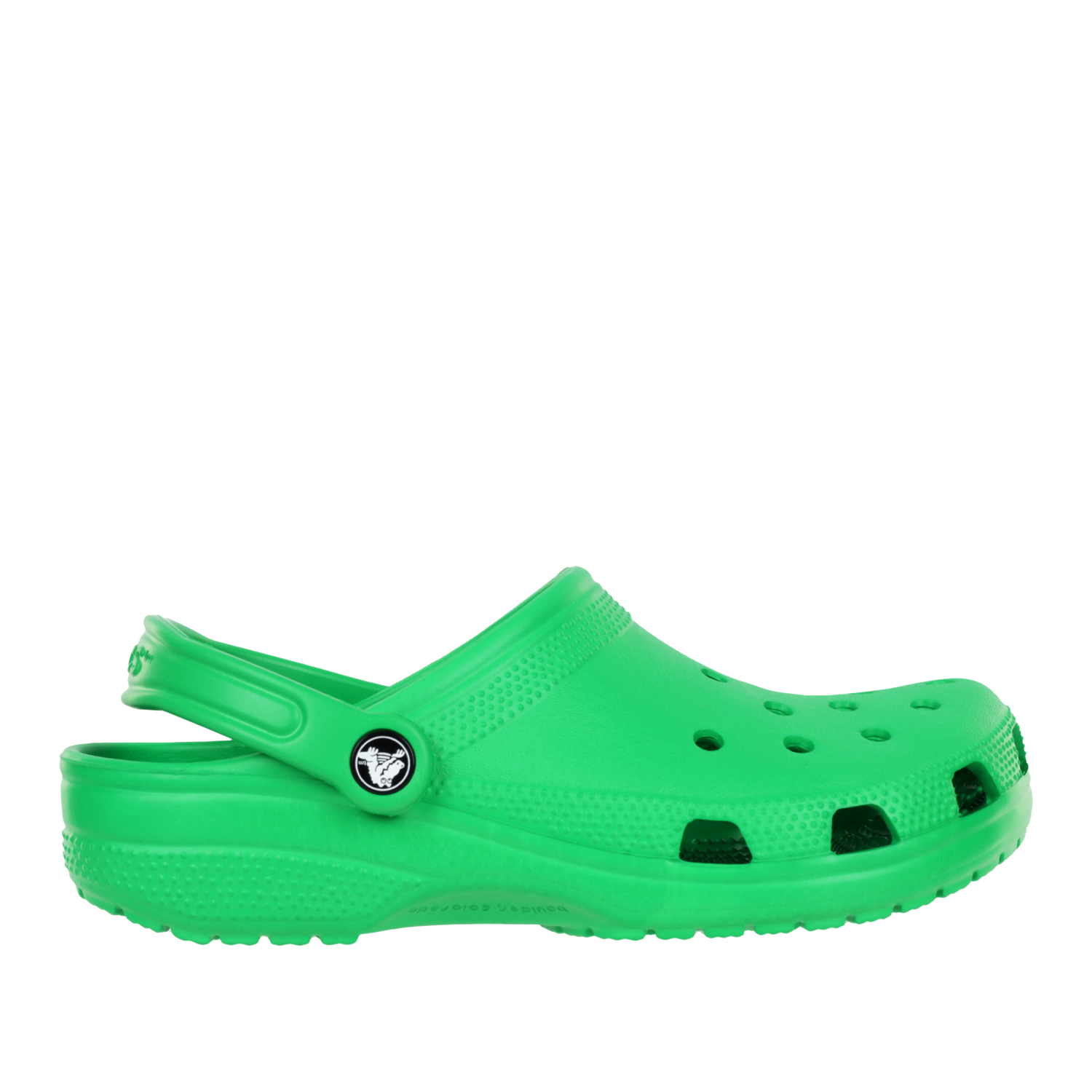 Crocs store neon green