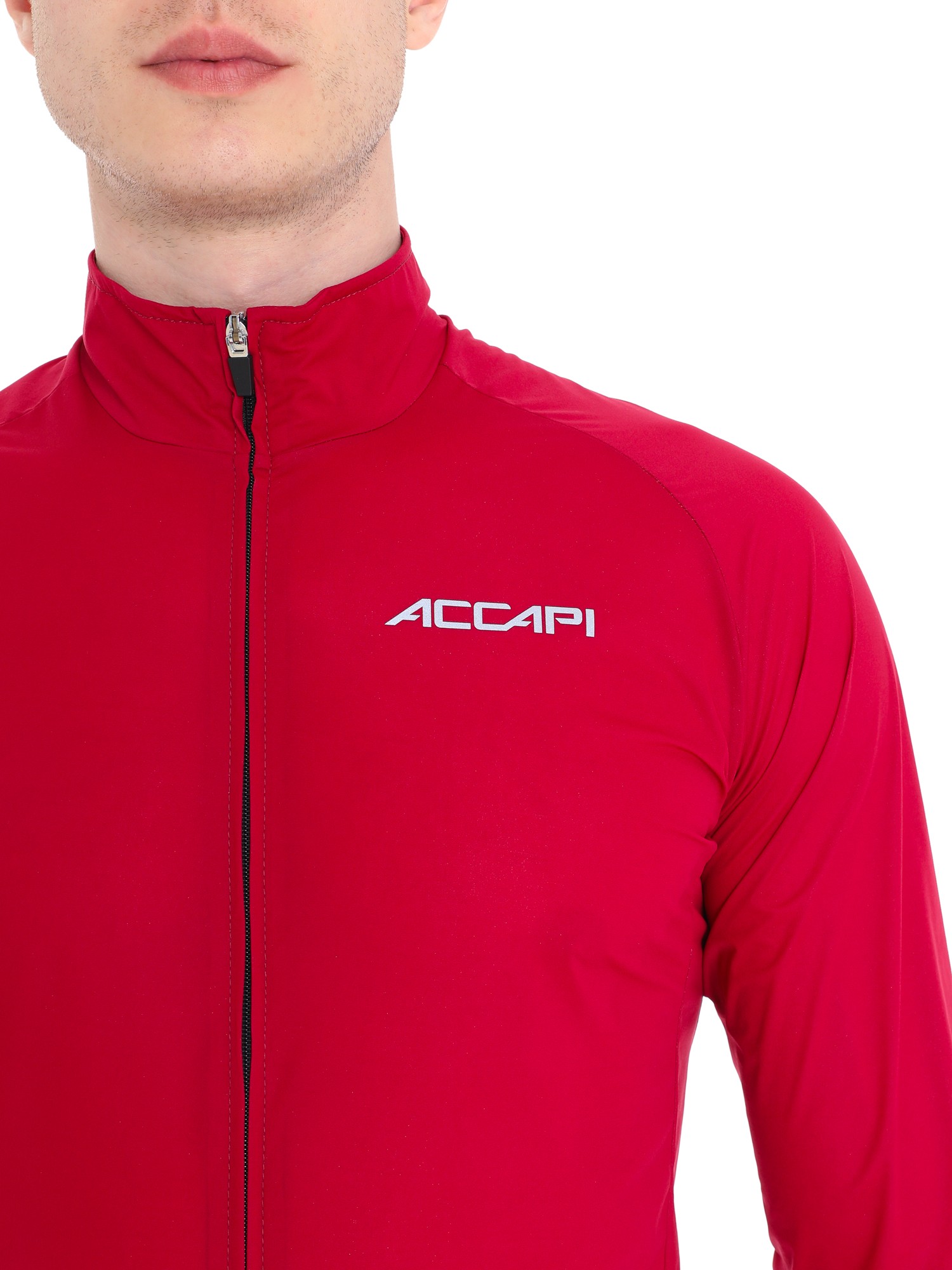 Accapi Wind Waterproof Jacket Full Zip M Burgundy