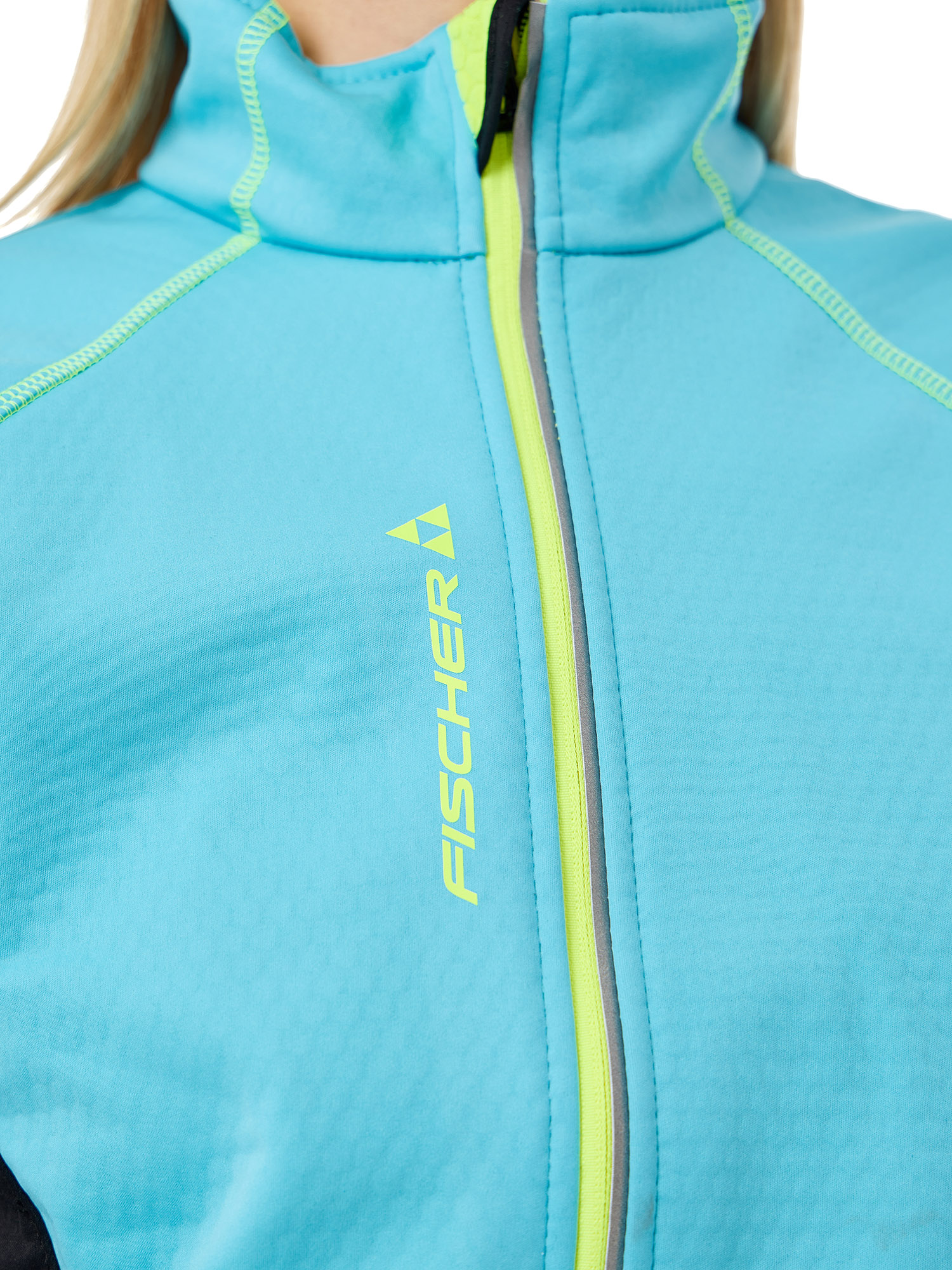 Жилет беговой FISCHER Softshell Warm Turquoise