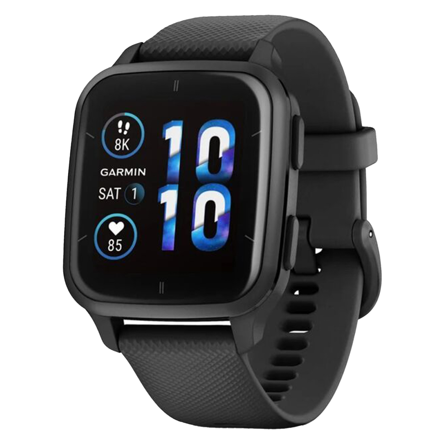 Часы Garmin Venu SQ 2 Music Edition 40,6мм Черный