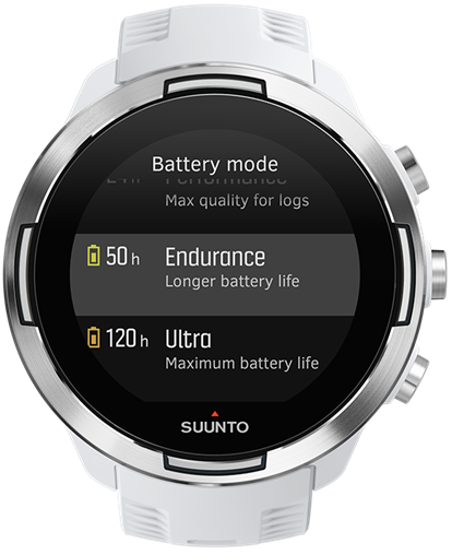 white suunto watch