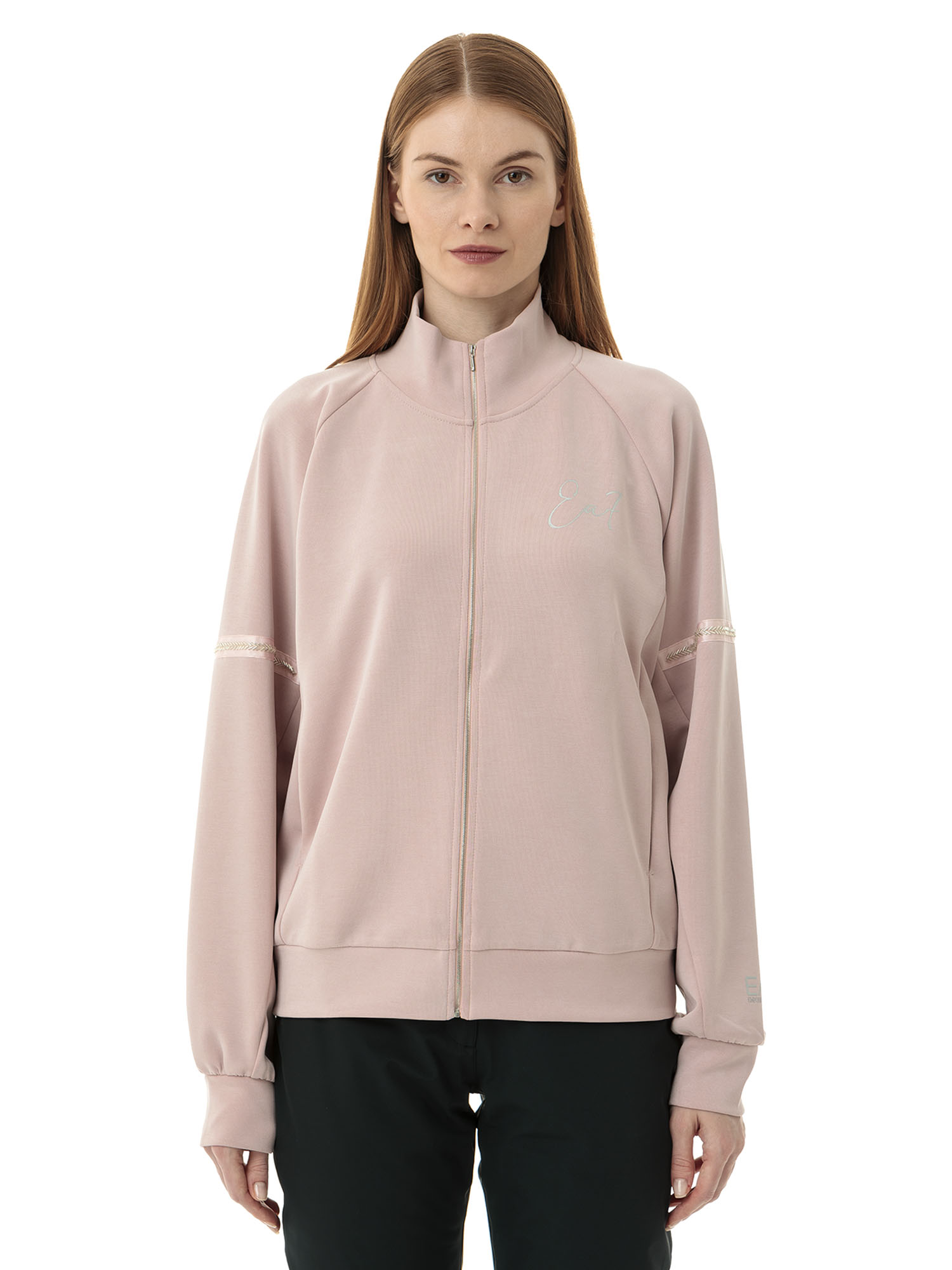 Джемпер EA7 Emporio Armani Train Precious W T-Top FZ Silver Pink