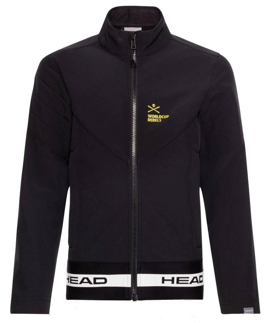 Толстовка детская HEAD Race Jacket Jr Black