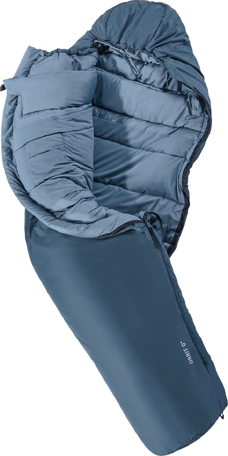 Спальник Deuter Orbit 0° SL левый Arctic/Slateblue