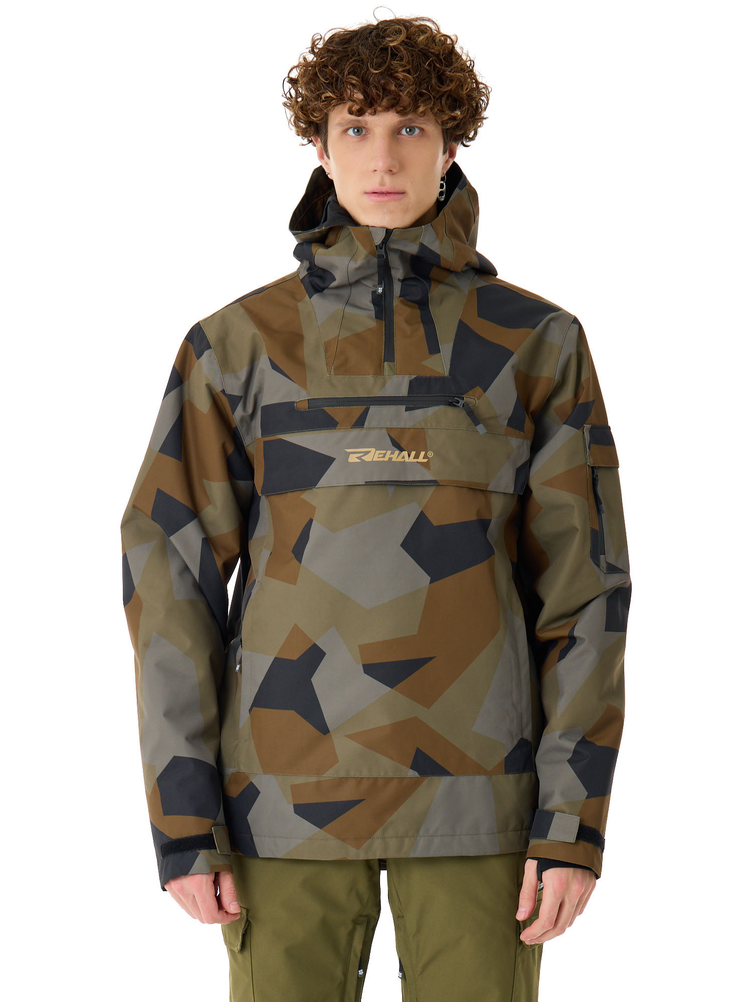 Куртка сноубордическая Анорак Rehall Artrix-R Camo Olive