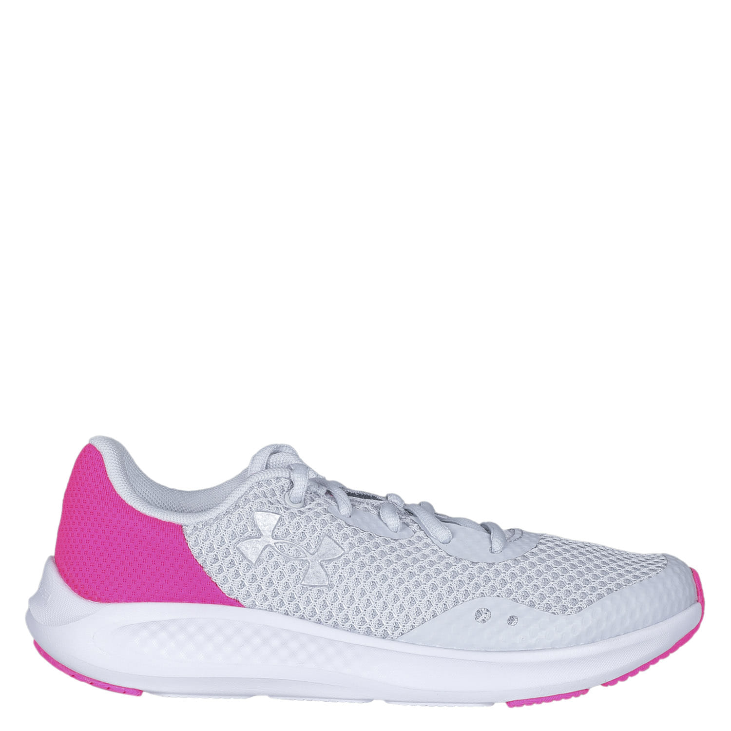 Кроссовки детские Under Armour Ggs Charged Pursuit 3 Halo Gray/Electro /Metallic Silver