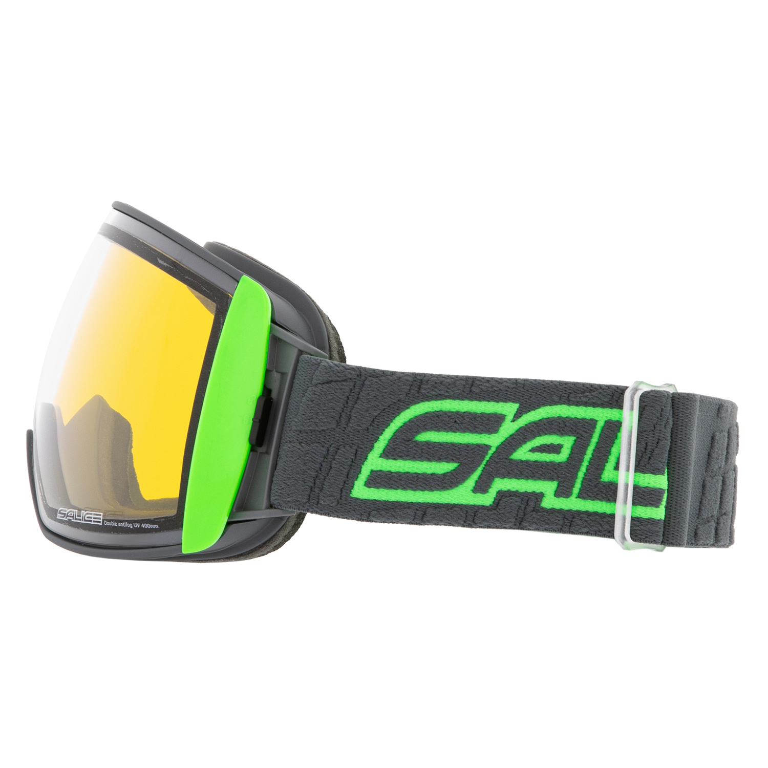 Маска горнолыжная OTG Salice 605DAF Charcoal Green/Da Yellow+Sonar S1, S2