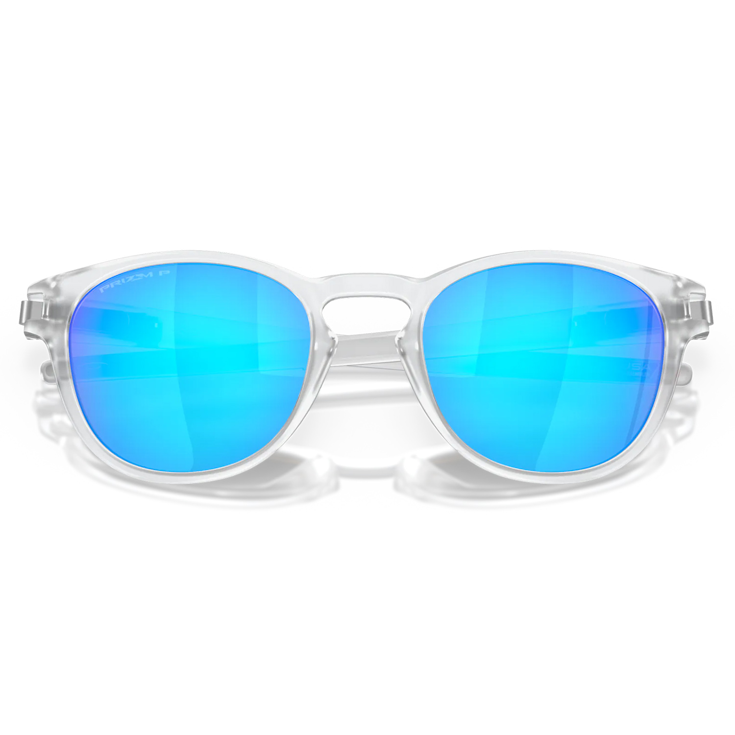 Очки солнцезащитные Oakley Latch Matte Clear/Prizm Sapphire Iridium Polarized