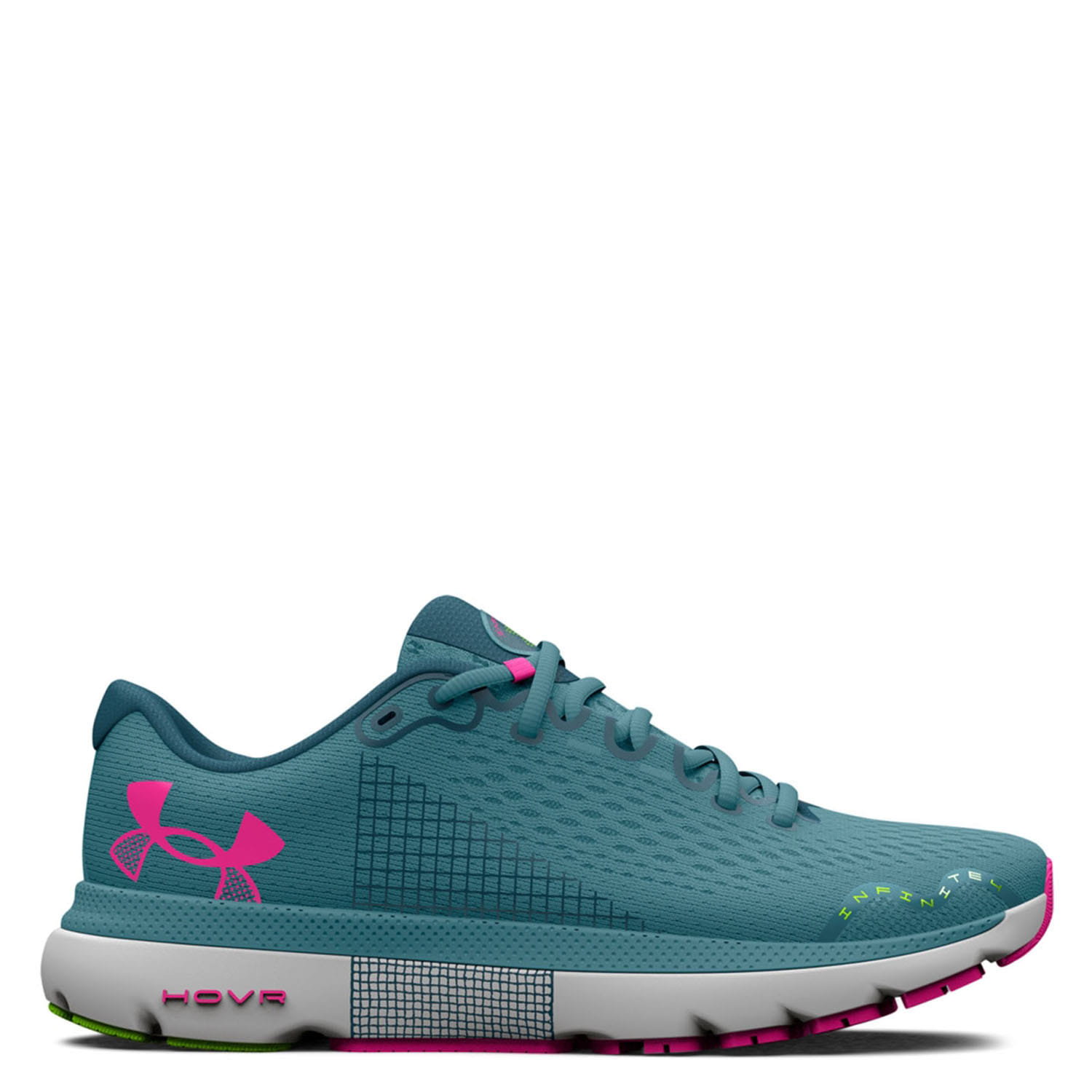 Кроссовки Under Armour Hovr Infinite 4 Still Water/Gray Mist/Rebel Pink