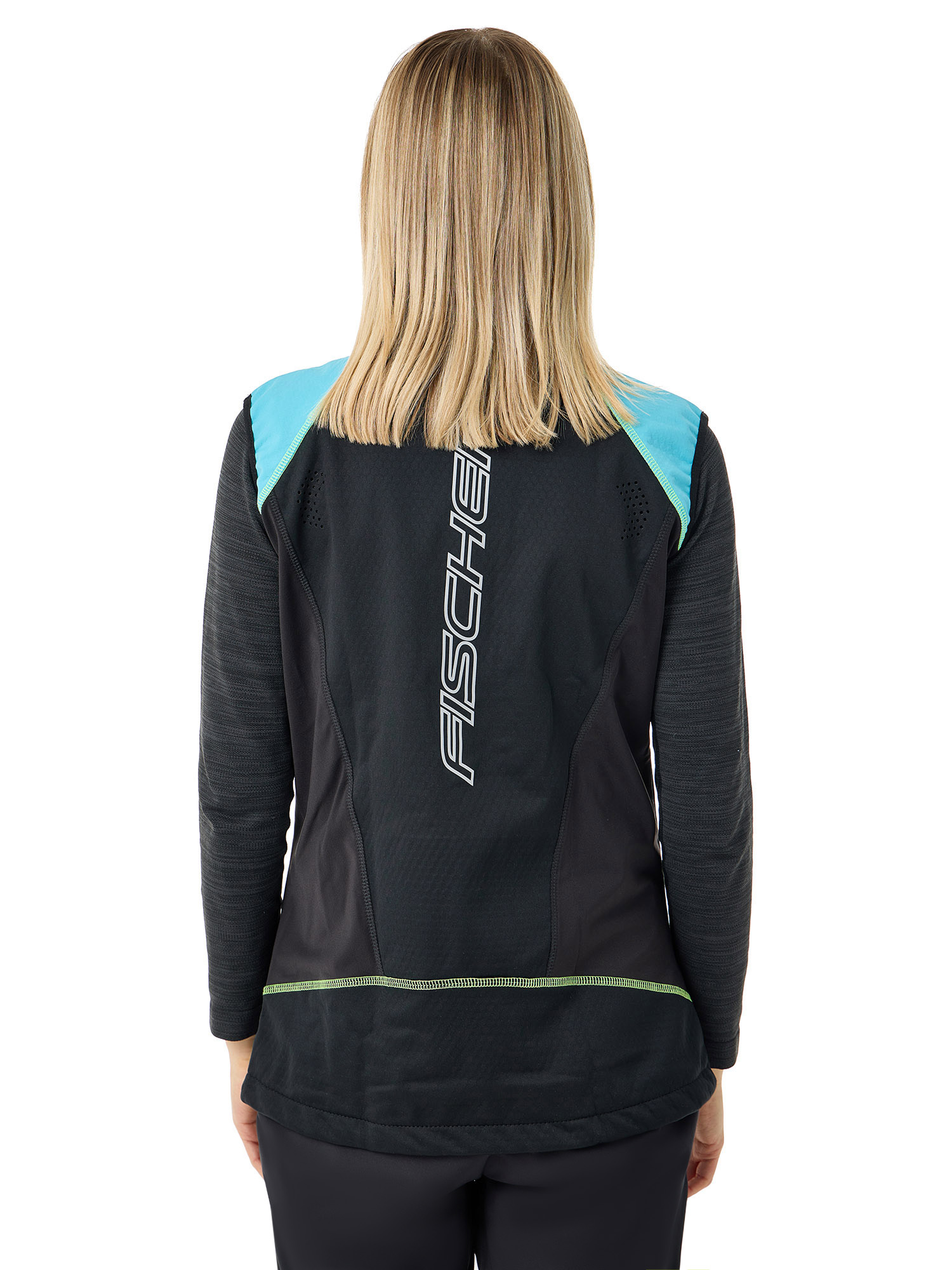 Жилет беговой FISCHER Softshell Warm Turquoise