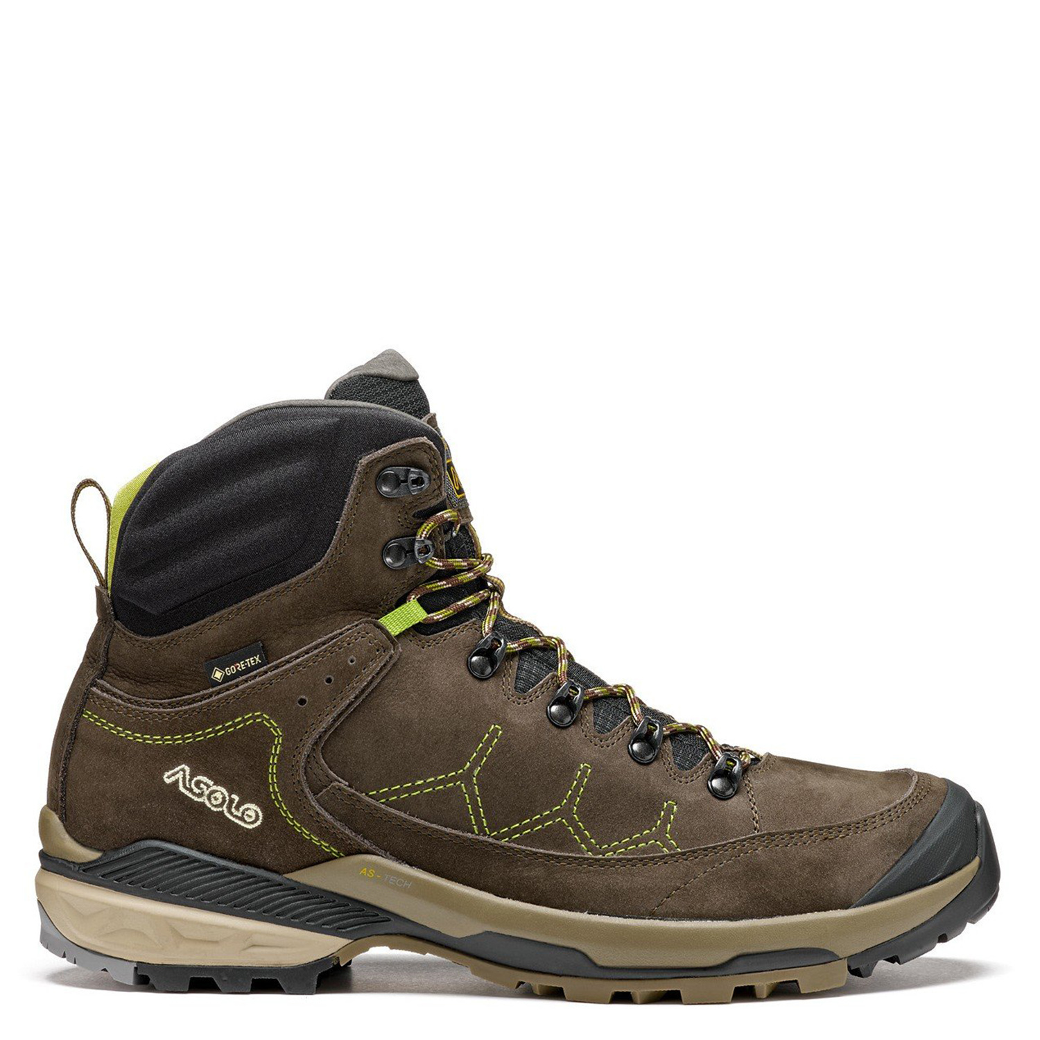 Ботинки Asolo Falcon Evo Nbk GV MM Dark Brown/Lime