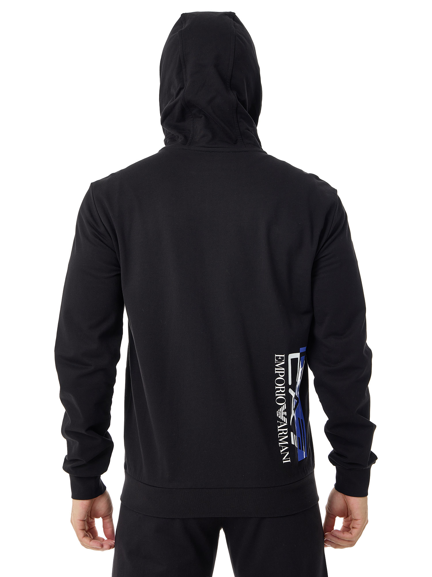 Толстовка EA7 Emporio Armani Train Visibility Hoodie FZ Coft Black